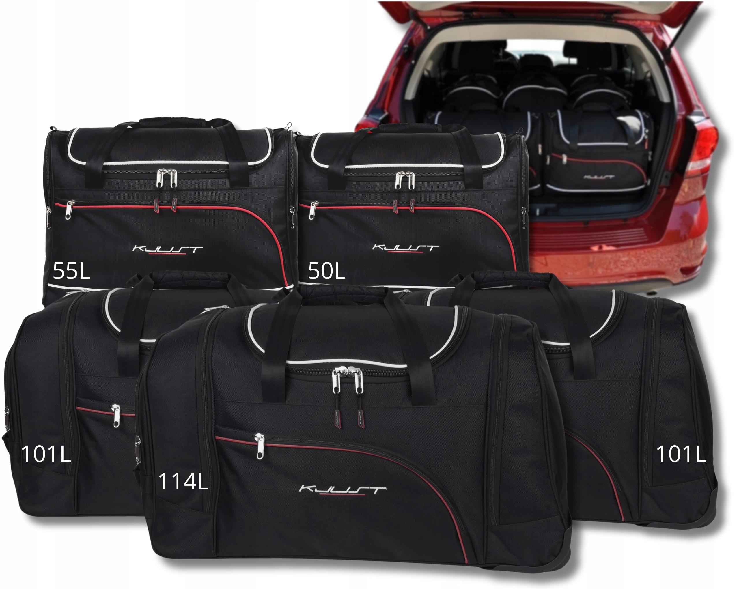 Cestovná Taška Do Kufra Fiat Freemont 2011-2016 5 ks