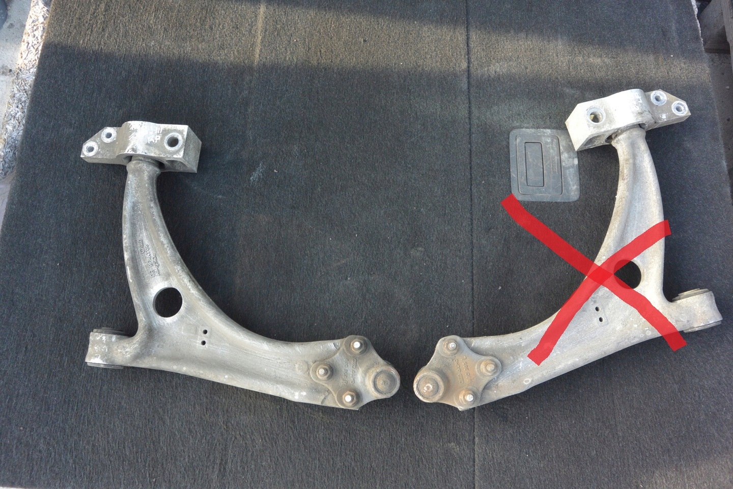 AUDI TT 8J arm front left front