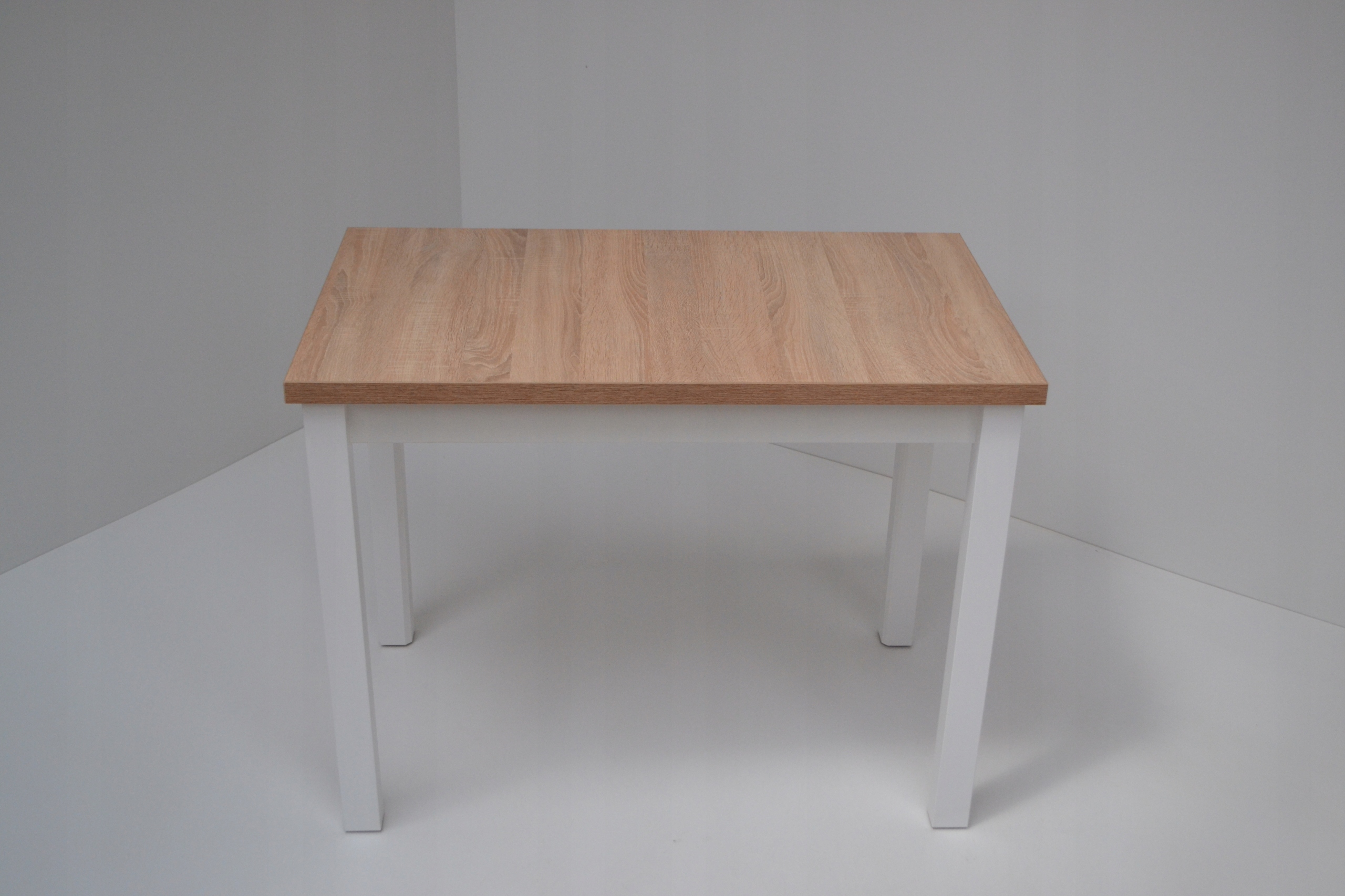 Stół kuchenny Edwin 120x68x32 Dąb Sonoma n.biała Szerokość mebla 120 cm