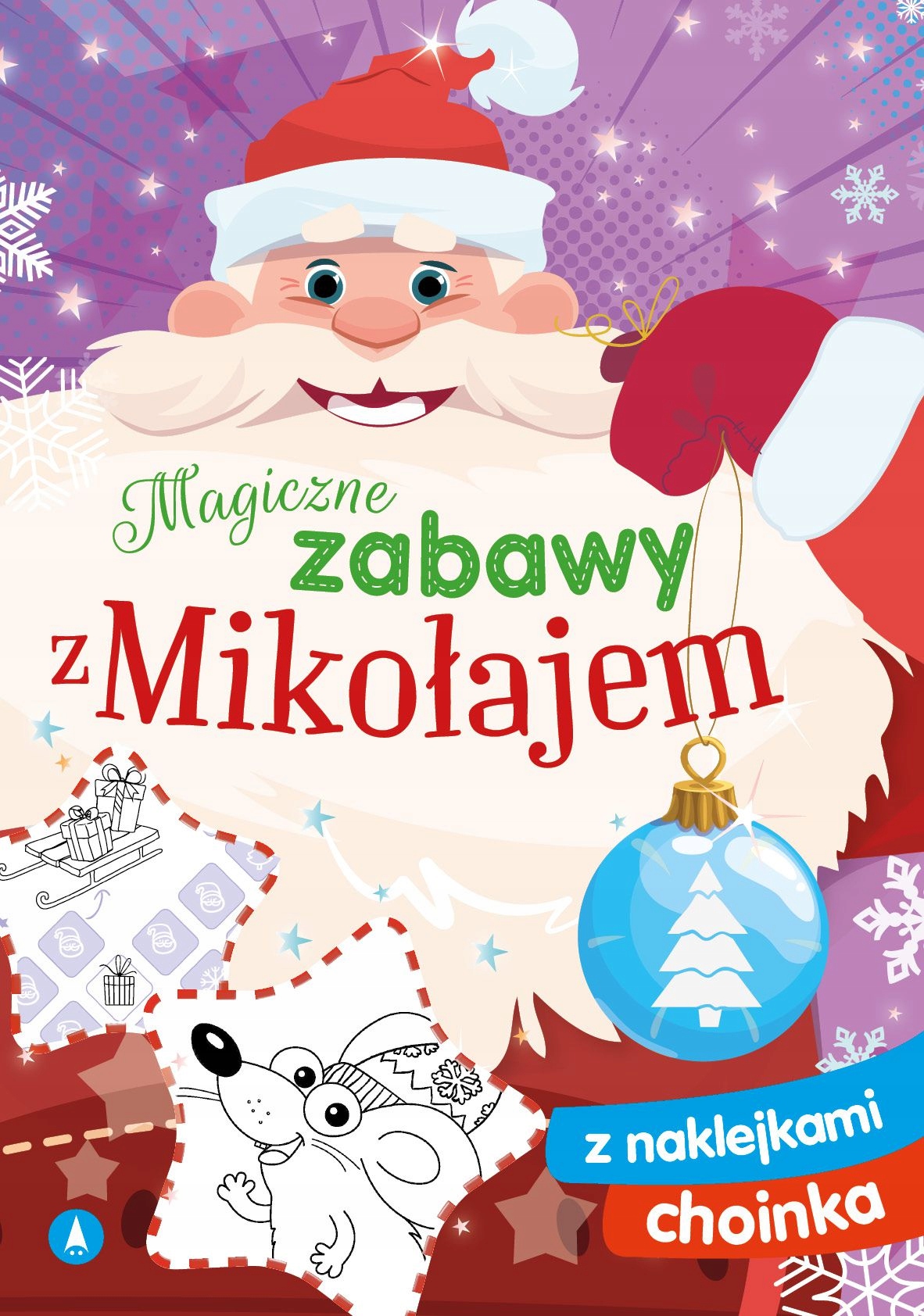 

Magiczne Zabawy Z Mikołajem Z Naklejkami Choinka