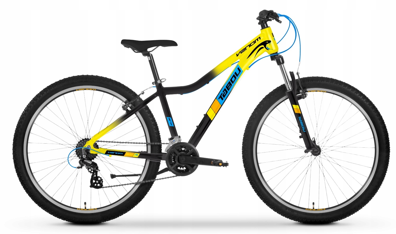 Rower Tabou 27,5" Venom 2.0 17" Żółty/czarny 2025