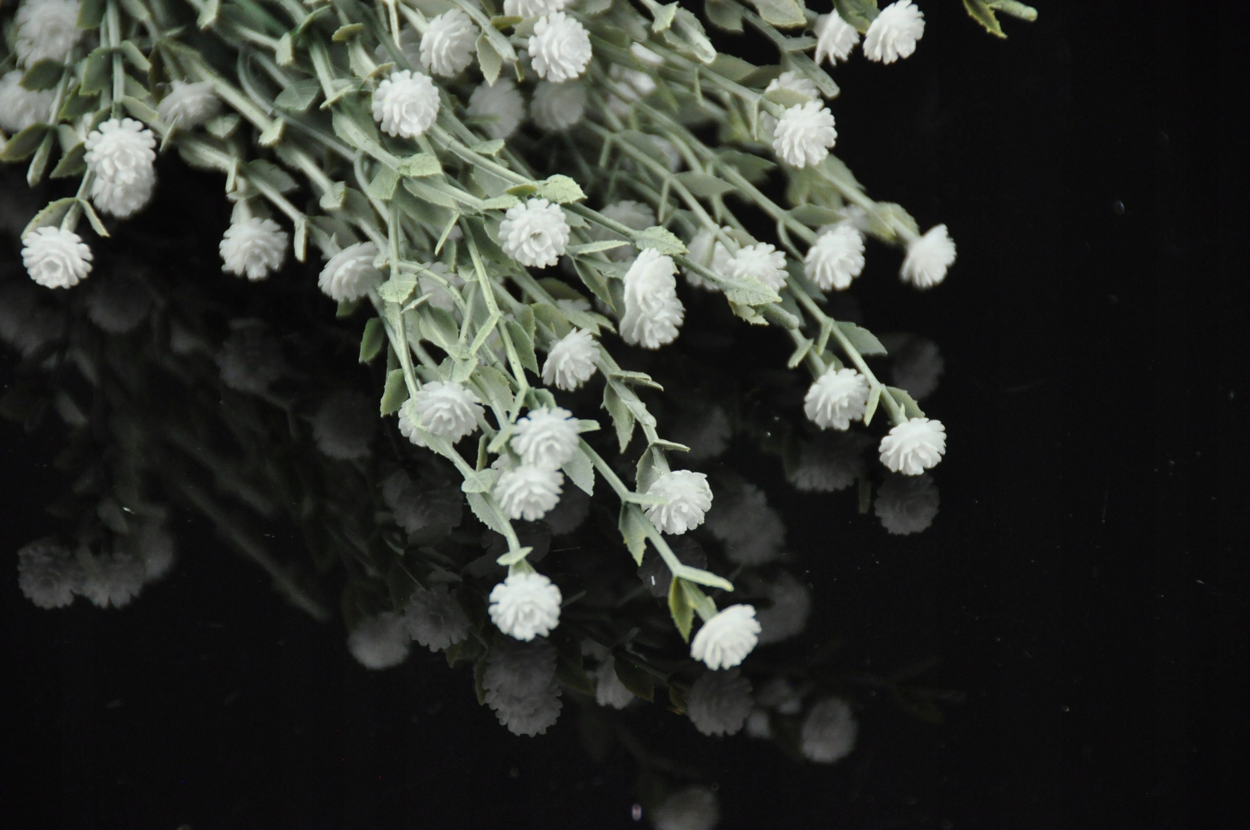 Gipsówka bukiet biała sztuczny kwiat Wysokość maksymalna 37 cm