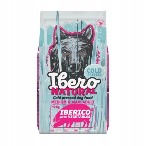 Ibero Cold Press Dog 12KG Med Maxi Adult Iberico