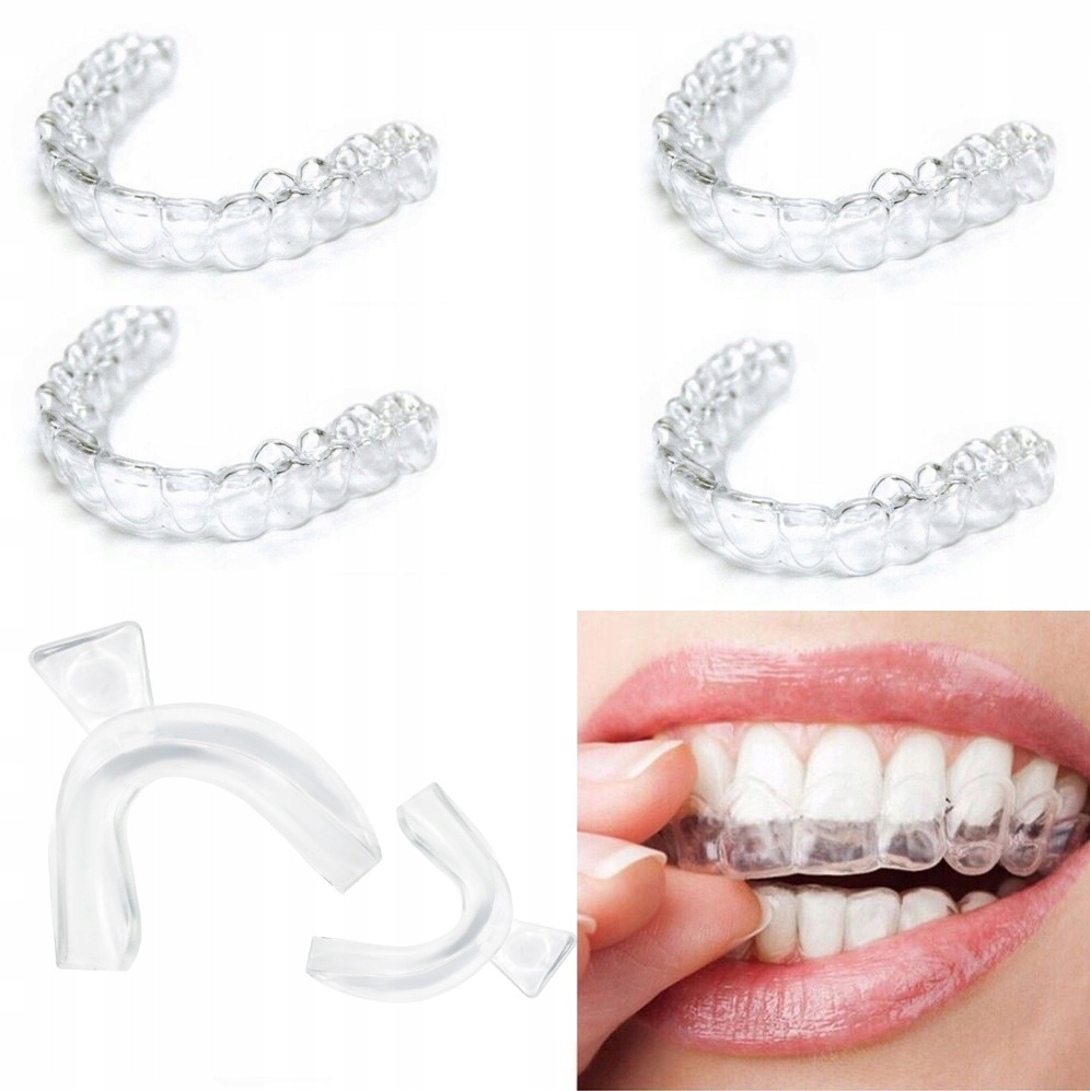 4x SZYNA RELAKSACYJNA NAKŁADKA ZGRZYTANIE BRUKSIZM ZAGRYZANIE + 2x PUDEŁKO EAN (GTIN) 8720377992990