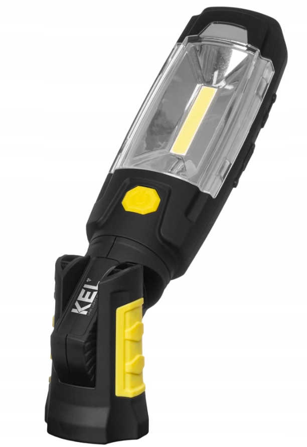 Kel Latarka Warsztatowa Akumulatorowa Z Powerbankiem I Rotacyjnym Uchwytem