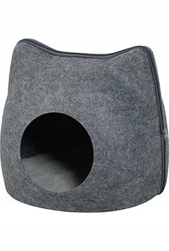 Levně Pelech domek pro kočky Moon antracit Zolux