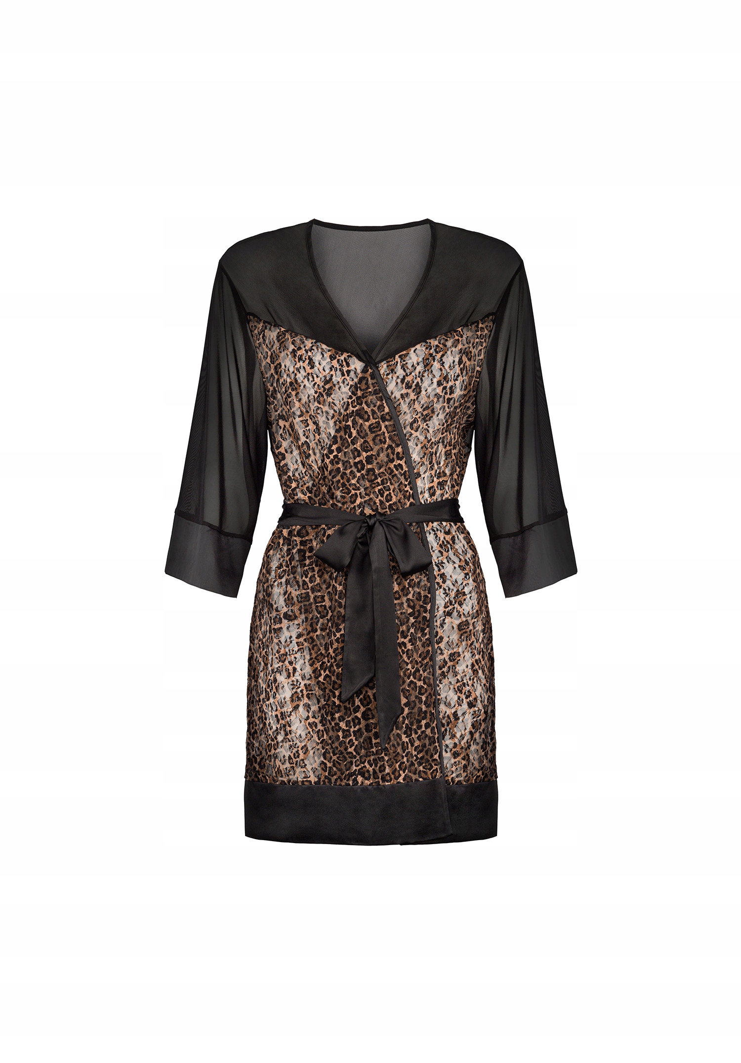 Obsessive Župan Allunes černý se vzorem skvrn 2XL/3XL