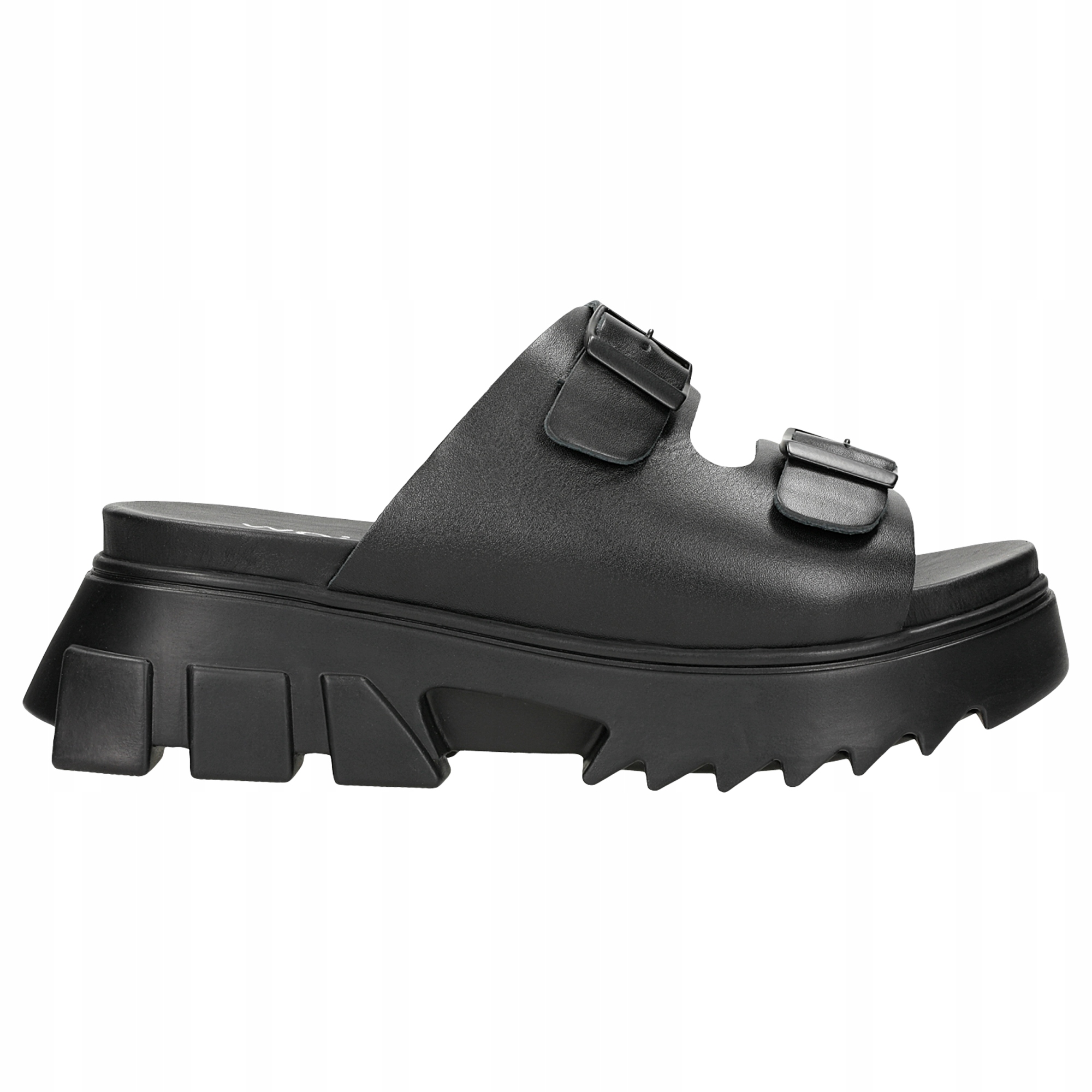 

Klapki damskie buty Wojas na platformie czarne 38