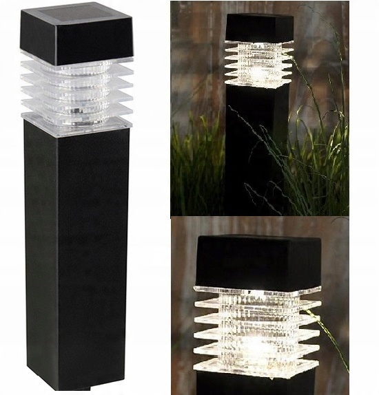 

Lampa solarna Led Latarenka Lampka ogrodowa Czarna