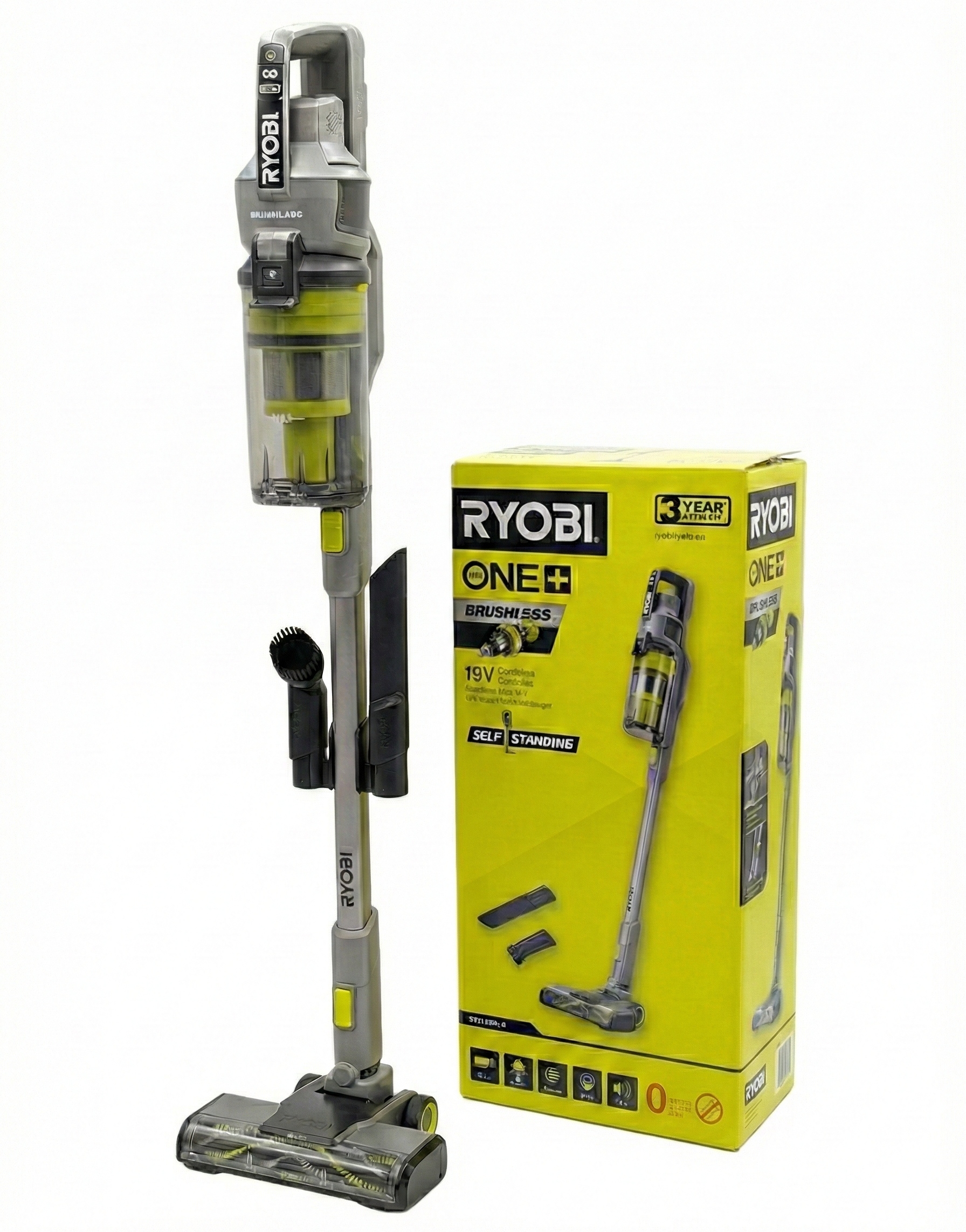 Bezkartáčový vertikálny vysávač 18V One+ RSVS18BL-0 90AW Ryobi
