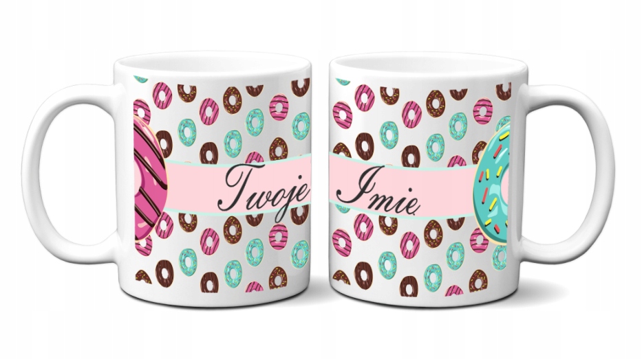 

Kubek Donut Pączek Pączki Twoje Imię JetJet
