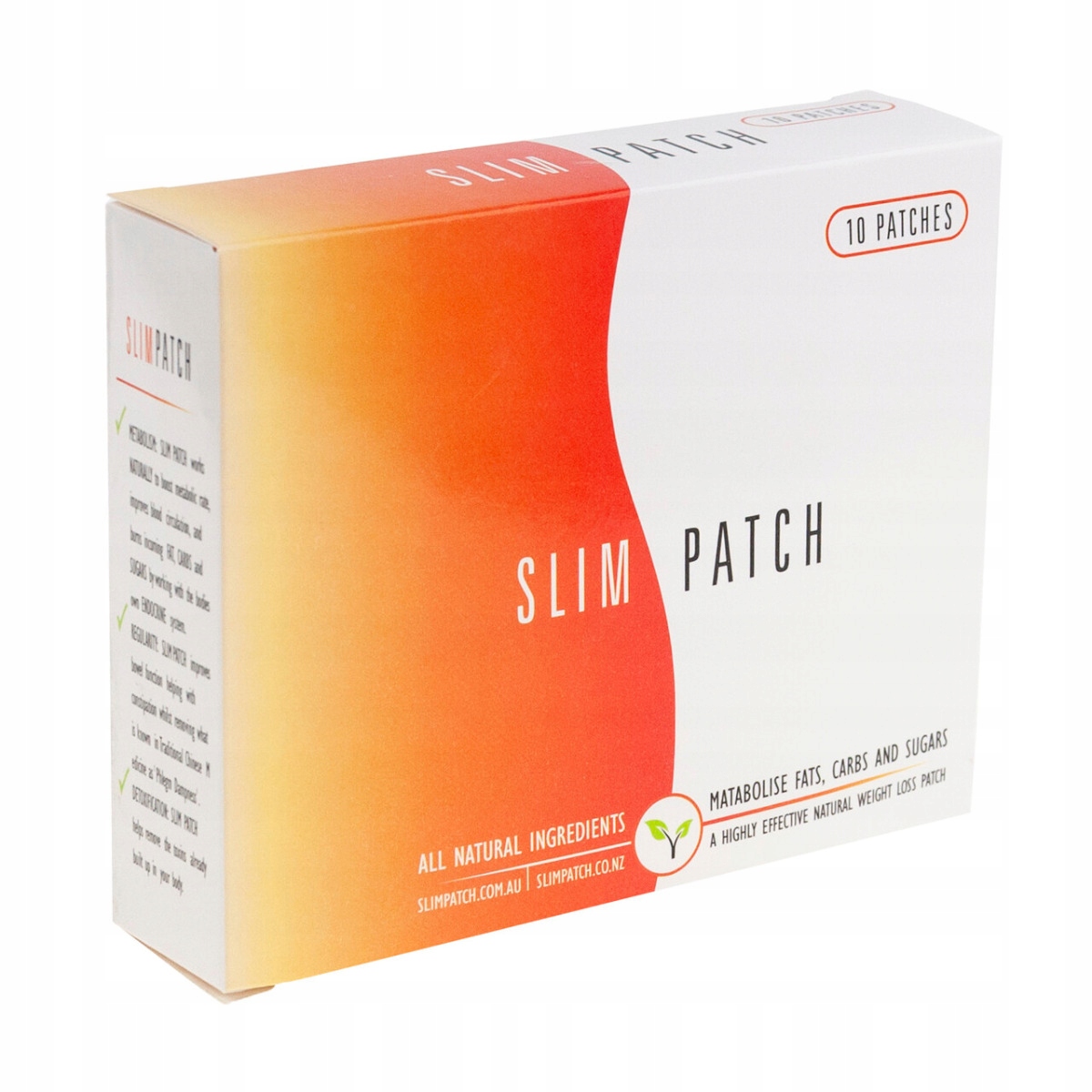 PLASTRY ODCHUDZAJĄCE SLIM PATCH NATURALNE SKŁADNIKI 100SZT. WYSZCZUPLAJĄCE Pojemność 1 ml