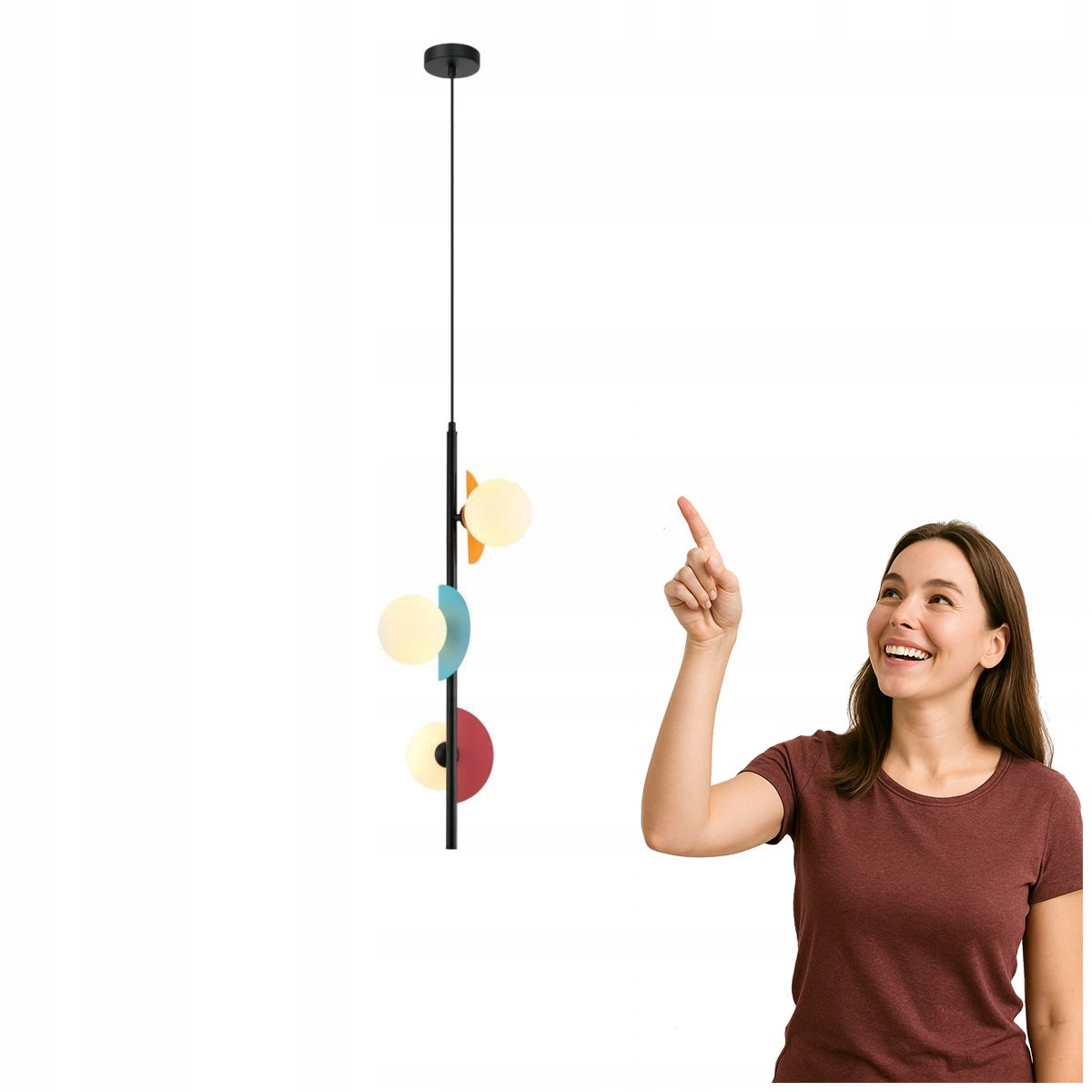 Závesná lampa Nauti PND-37482-3V-MLTI Italux