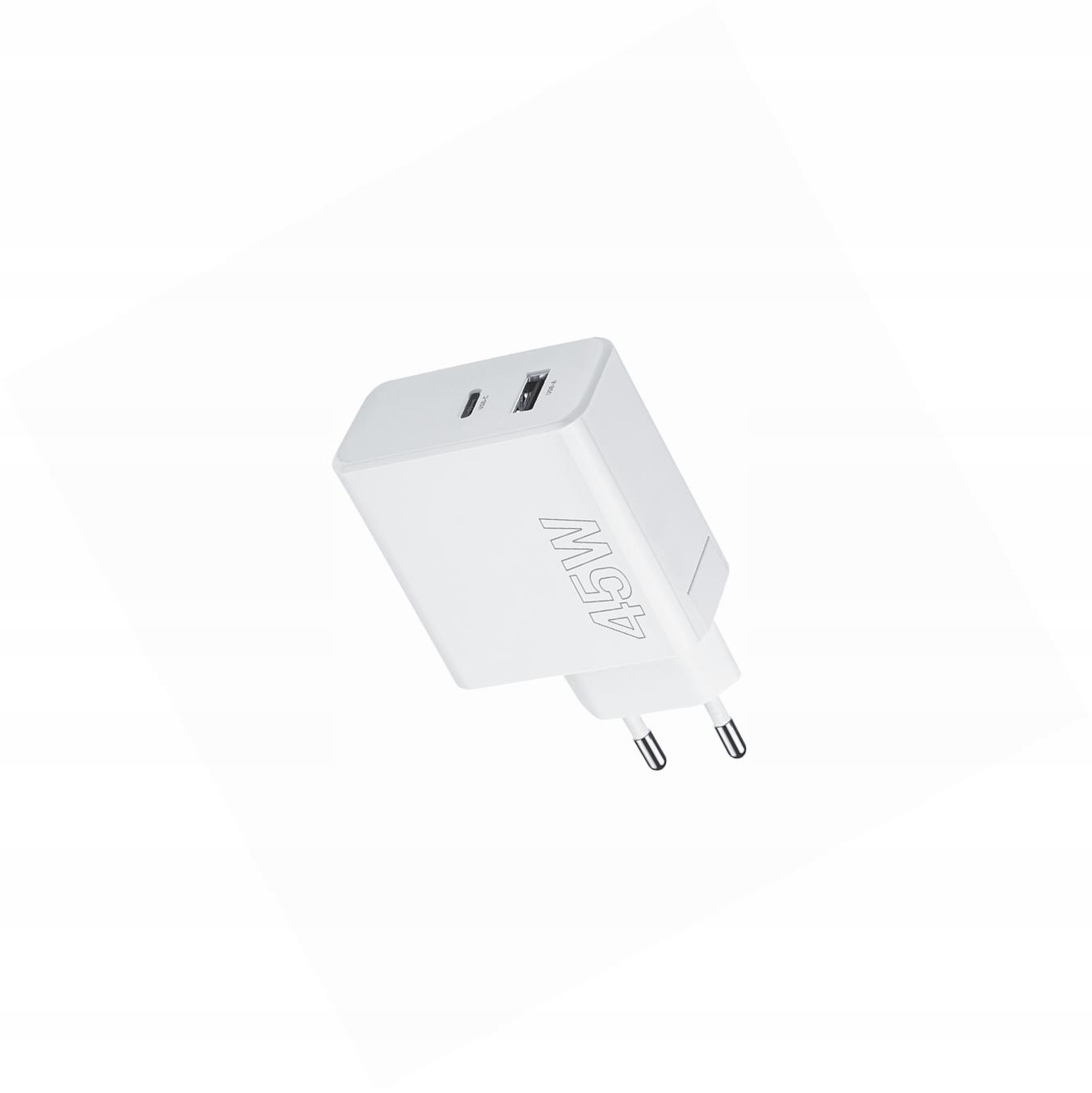 Szybka ładowarka 45W sama kostka 2 wejścia do Huawei Mate 20 Lite