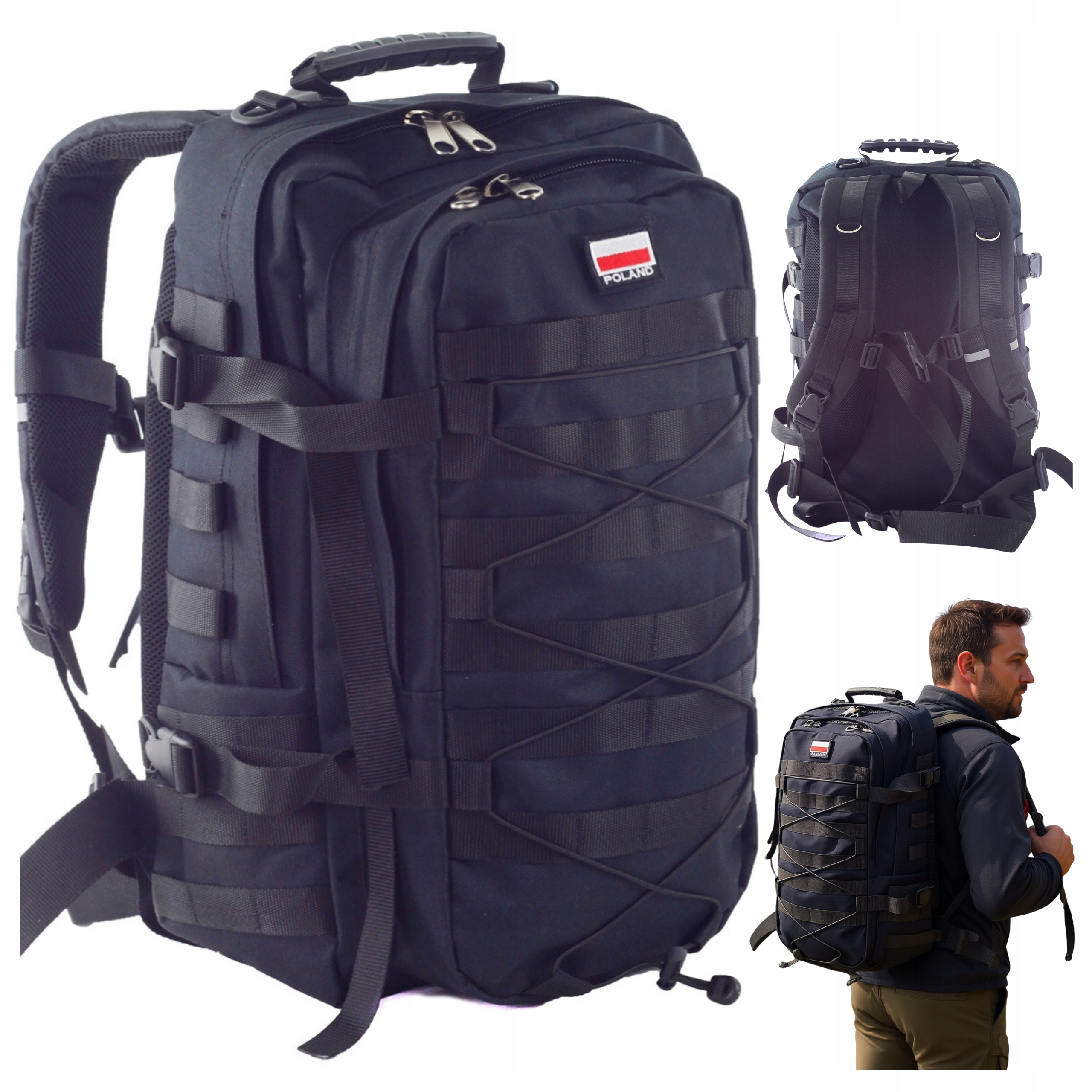 Vojenský taktický Batoh na horskou turistiku 38L, Polský výrobek, Convey