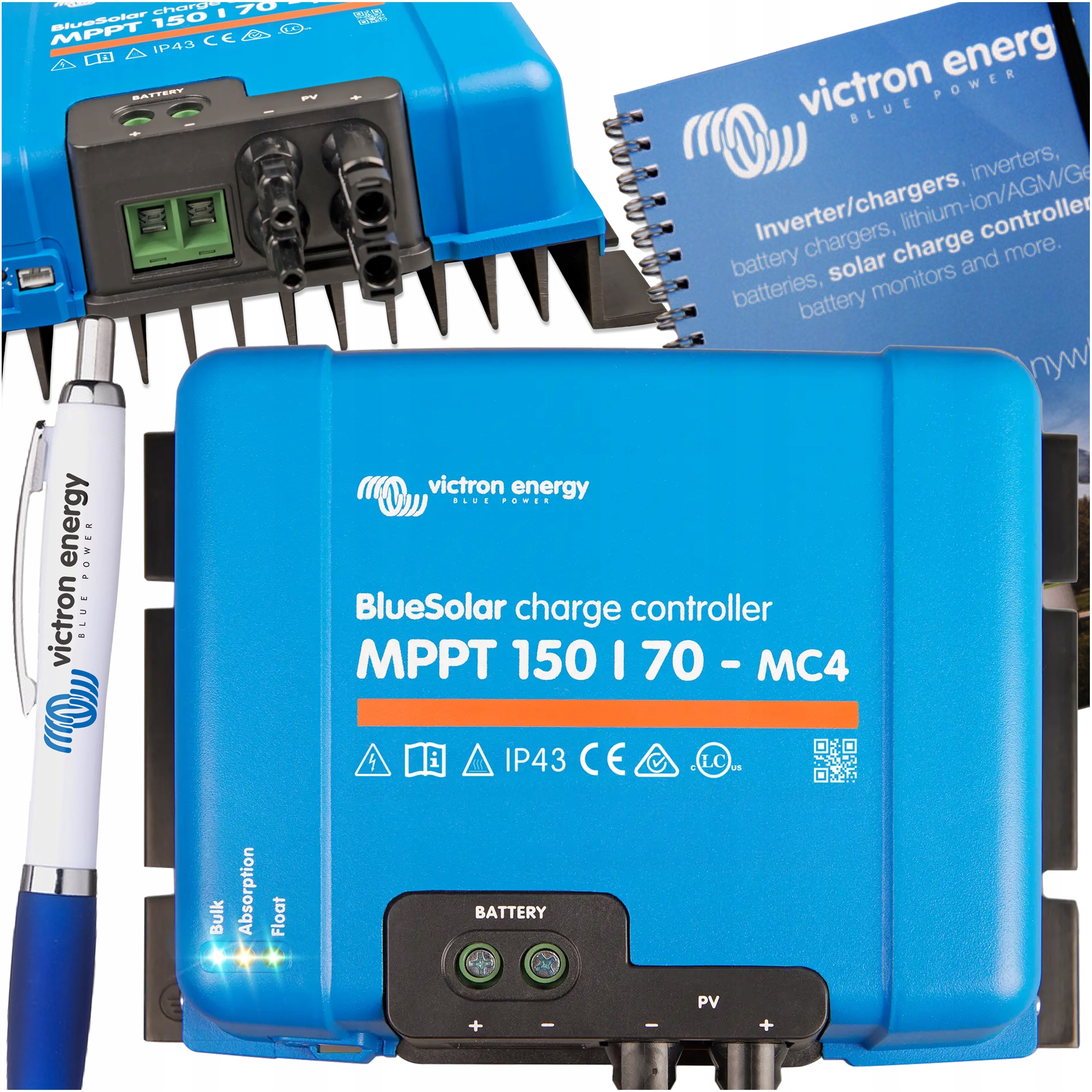 Solarny Regulator Ładowania BlueSolar Mppt 150/70 MC4 Victron Blue Smart