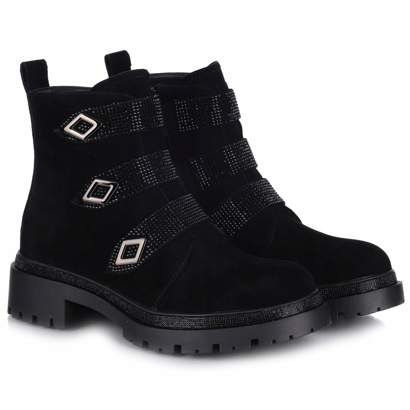 Loretta Vitale C3876 Černé Dámské kotníkové boty černé Kůže Vel. .38