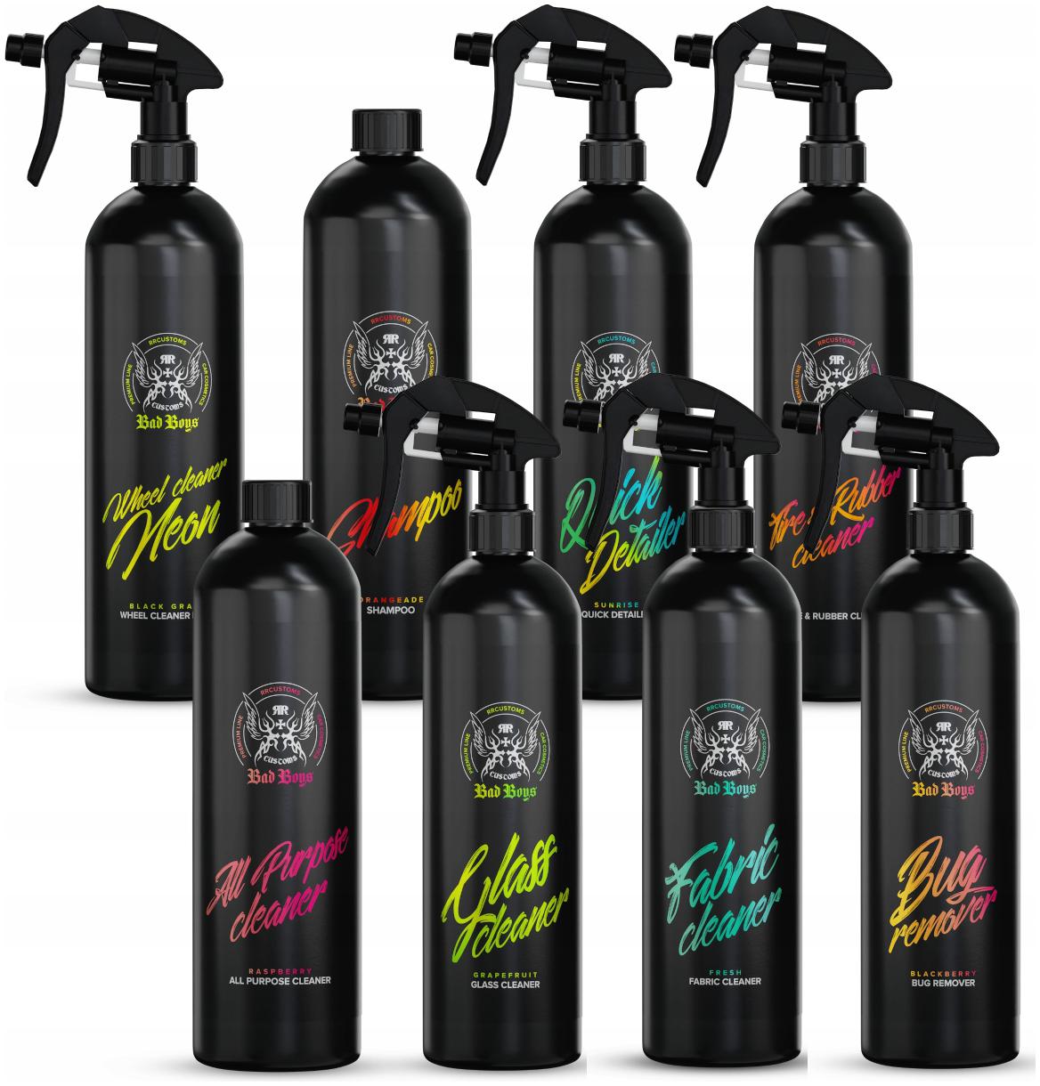 RR Customs RRC Bad Boys Mega Zestaw Kosmetyków Do Auta Detailing Prezent