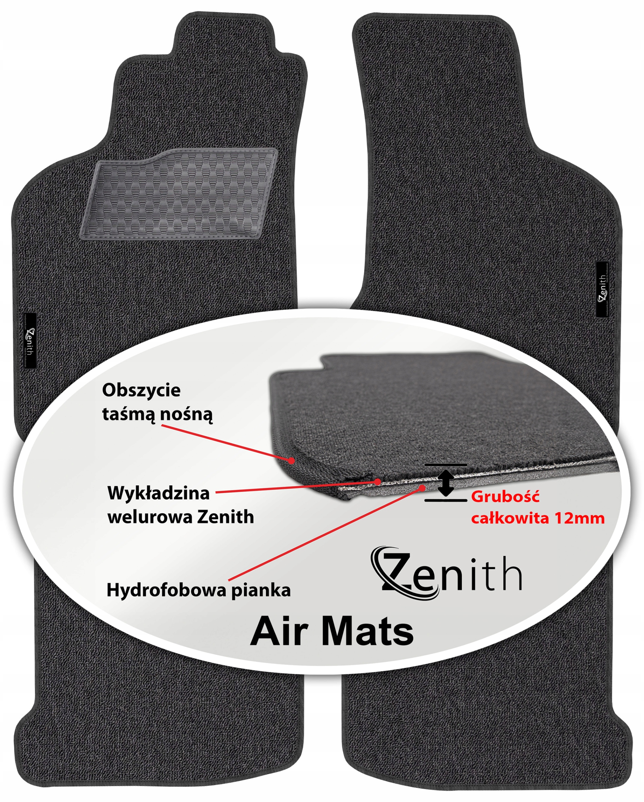 Volkswagen Polo III 1994-1999 Velurové koberce do auta Zenith Air Mats
