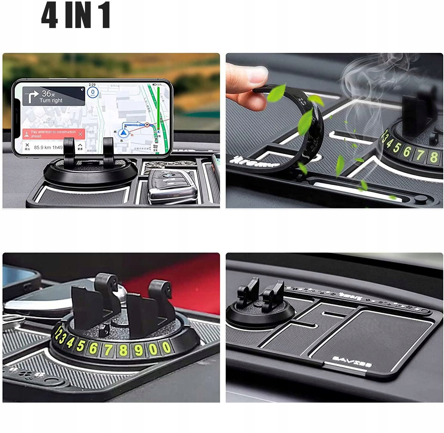 MATA PODKŁADKA ANTYPOŚLIZGOWA POD TELEFON DO AUTA Marka Inna