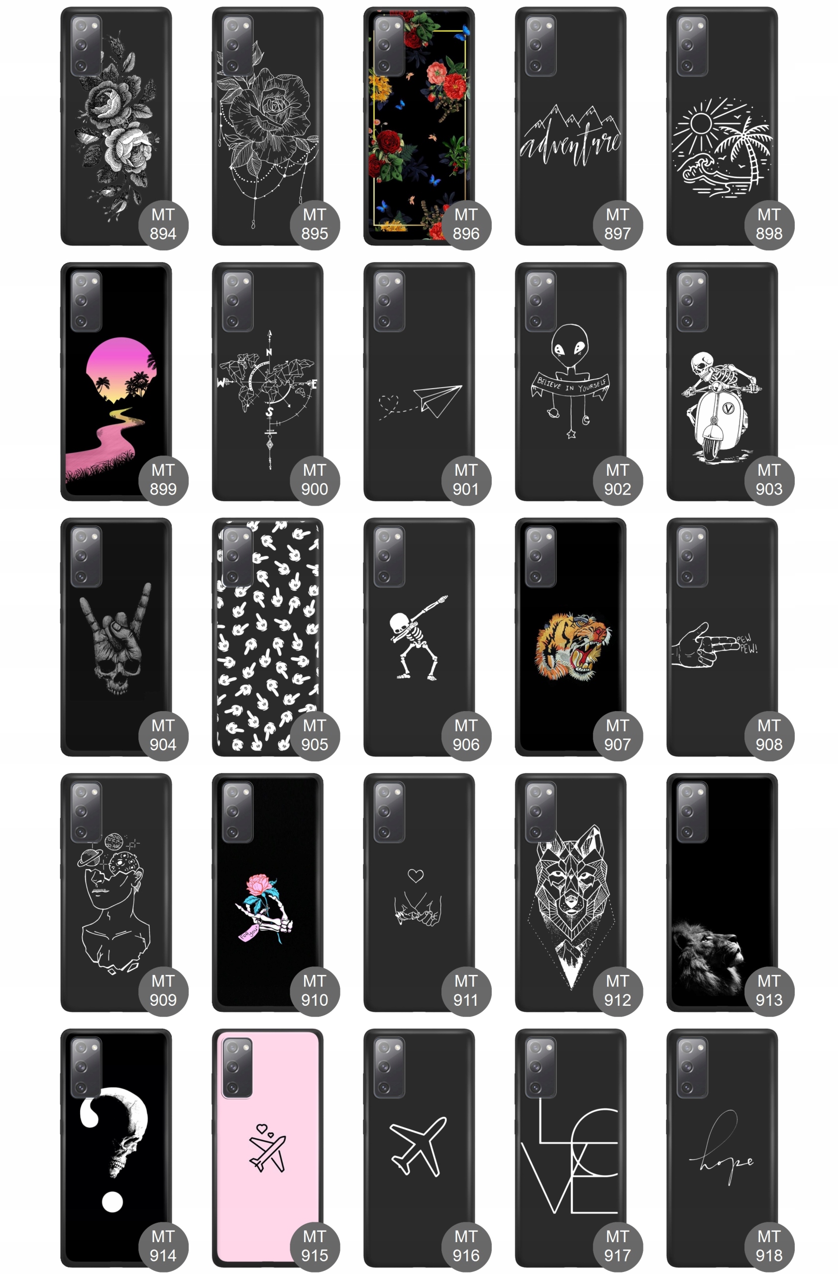 Etui matowe do Samsung S20 FE guma case