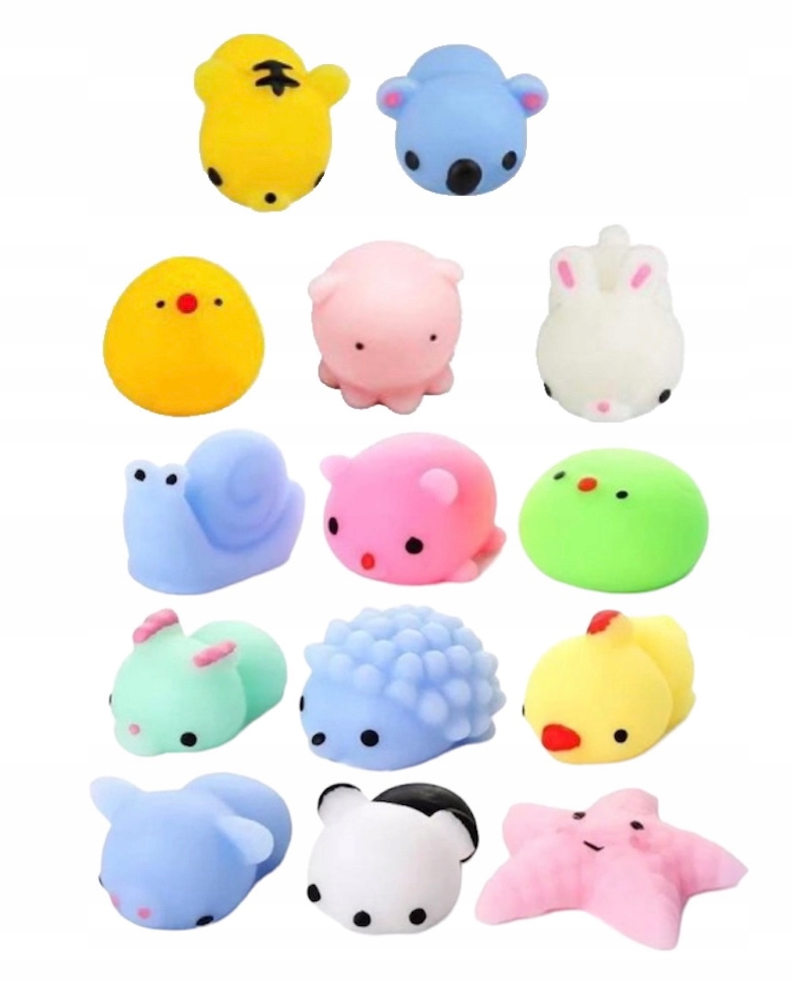 

14 x Squishy Mochi Fidget Gniotki Pop It Gniotek