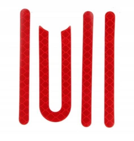 Naklejki odblaskowe na Zaślepki osłony śrub do Xiaomi M365/PRO - CZERWONE