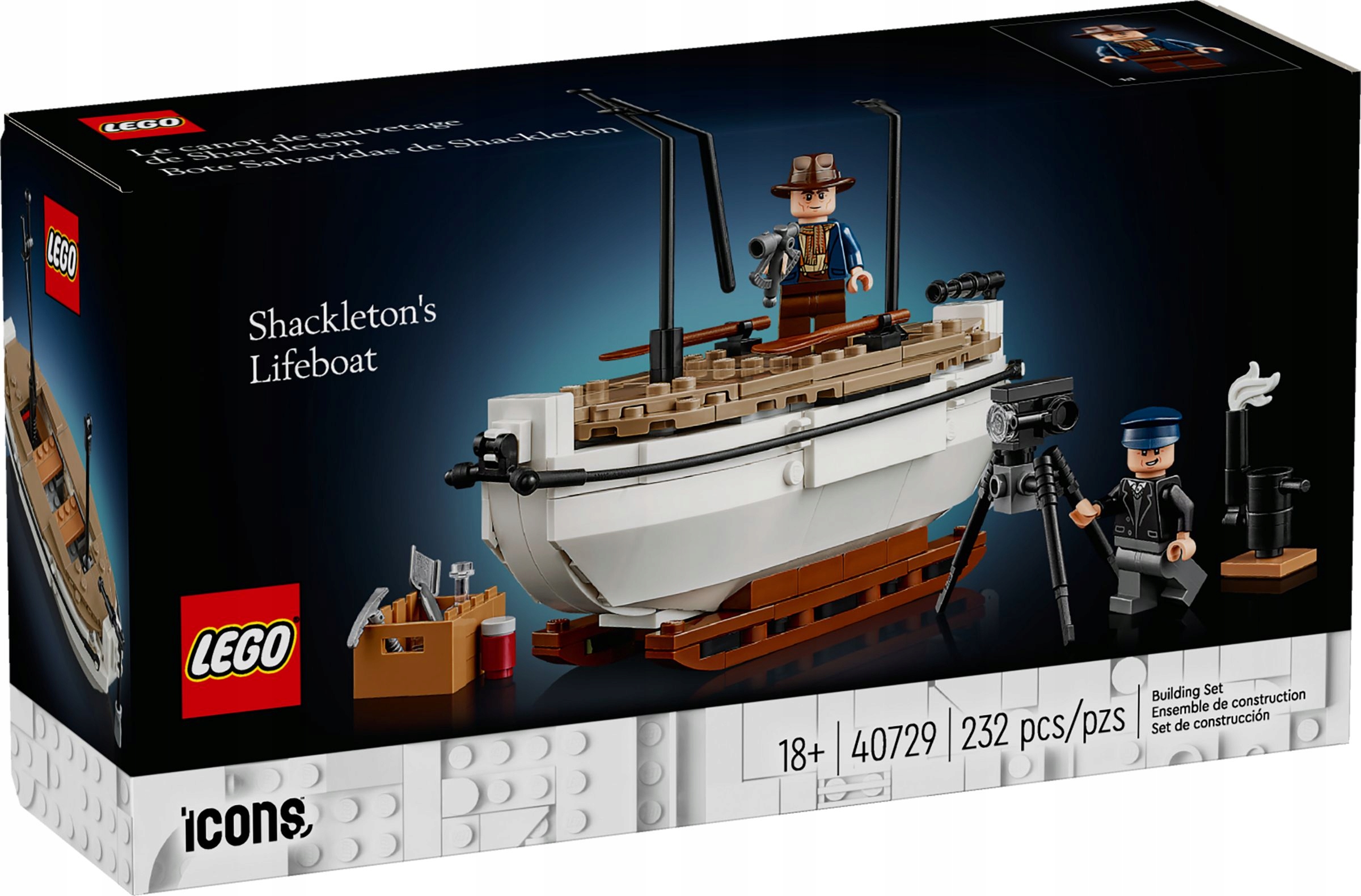 stavebnice Lego Icons 40729 Shackletonova šála