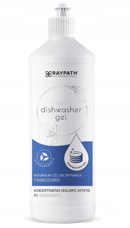 Levně Raypath Tekutý přípravek do myčky nádobí gel s nanostříbrem 500 ml