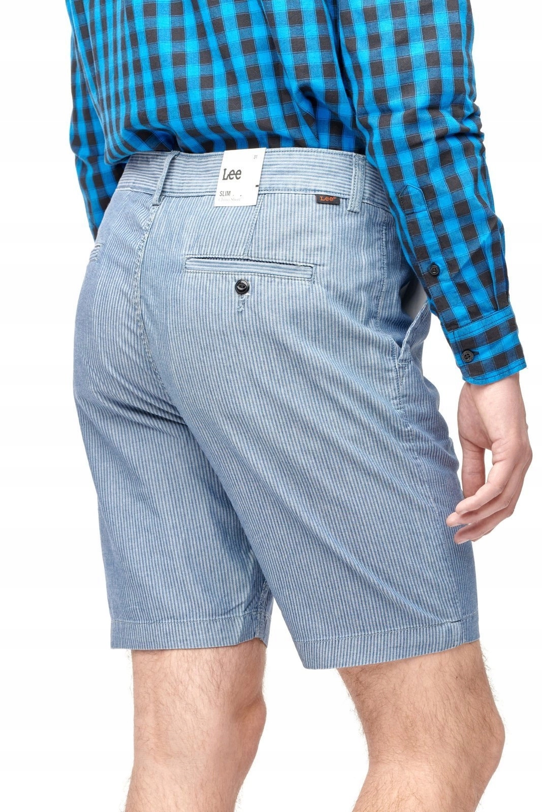 Pánské kraťasy Lee Chino Short Washed Stripe L73HKREV W33