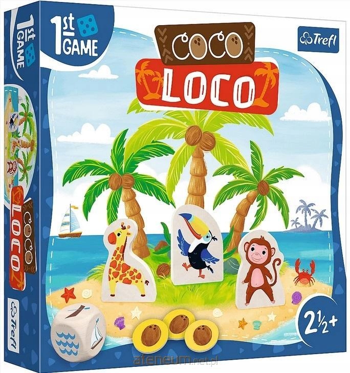 Gra planszowa DLA DZIECI Coco Loco Trefl 02343
