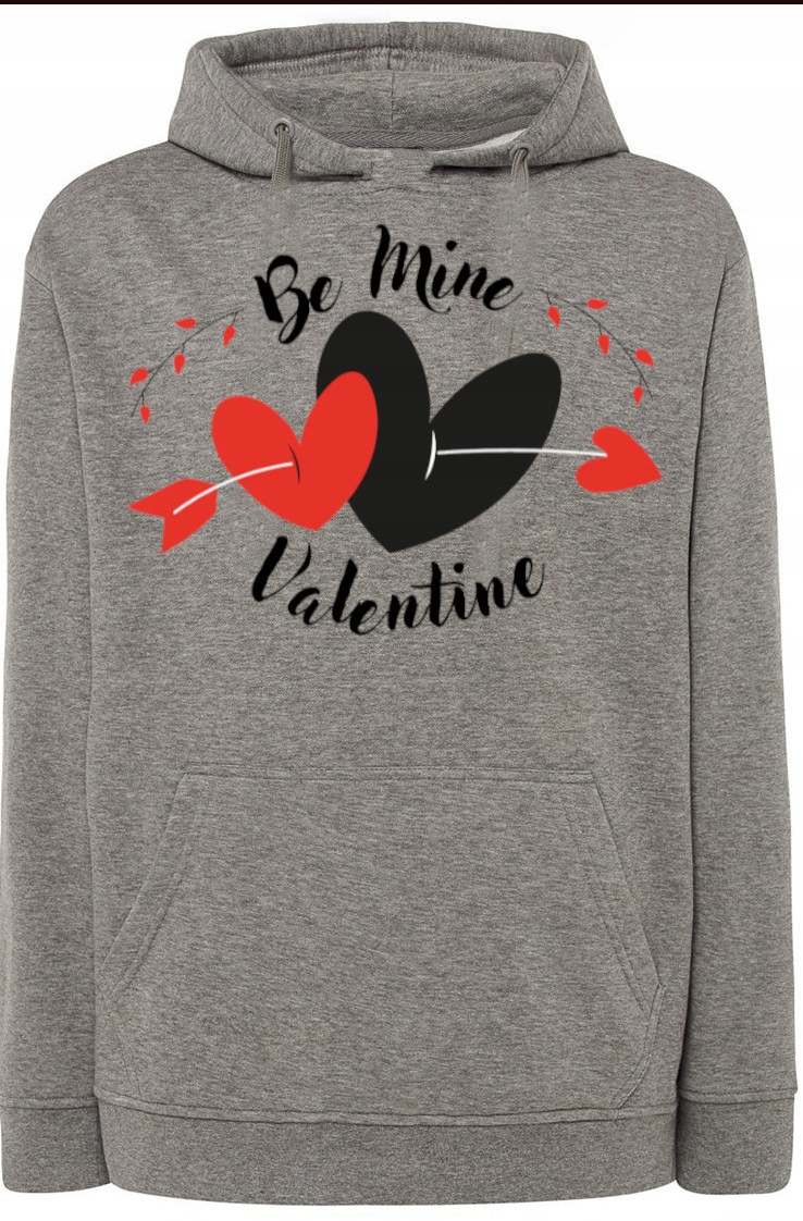 Valentýnská Mikina s kapucí Módní Dárek vel. 3XL