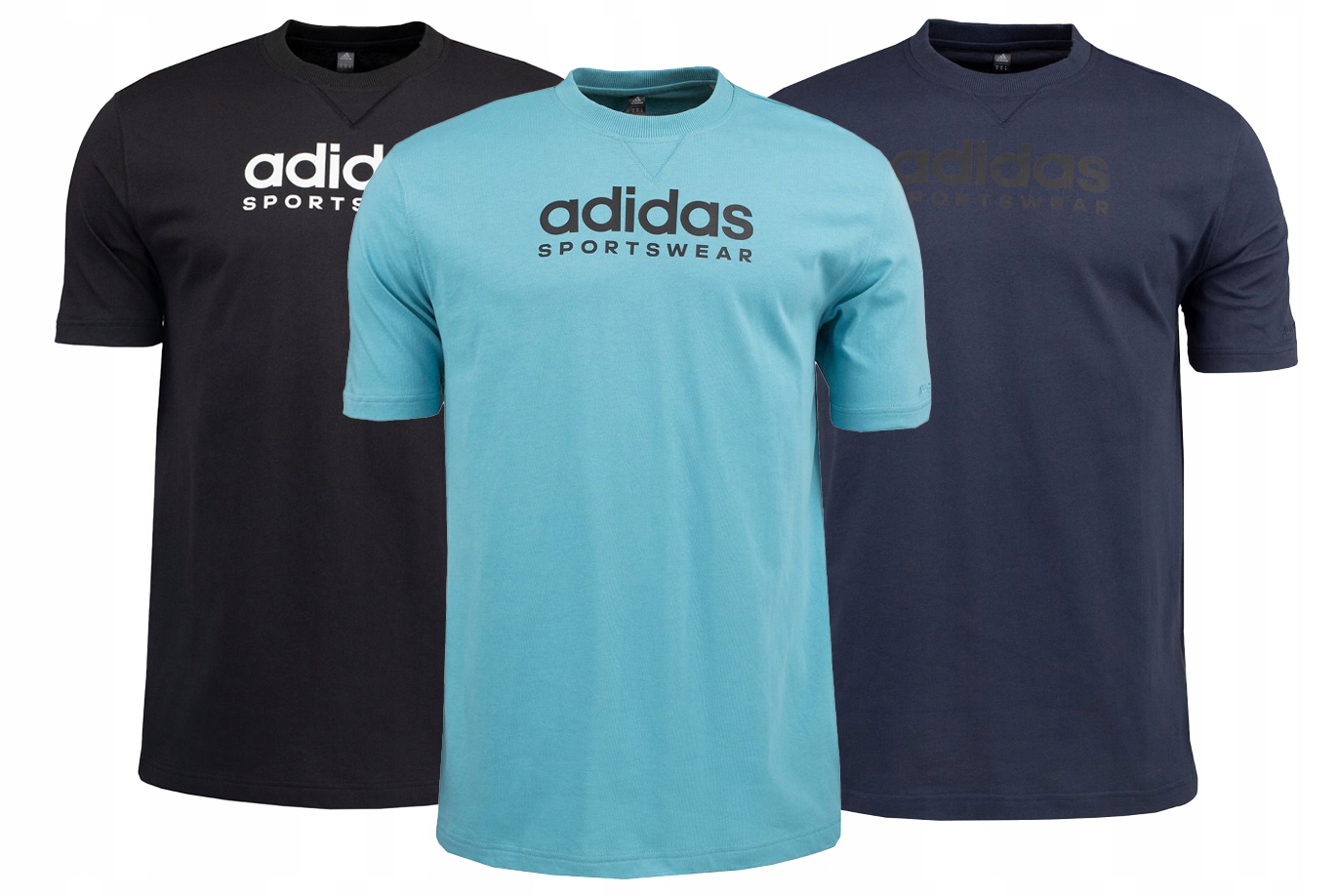 adidas sada pánských triček s logem vel. L