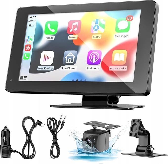 Radio Samochodowe Bezprzewodowy Ekran 7 Cali Android Apple Carplay Bdffly