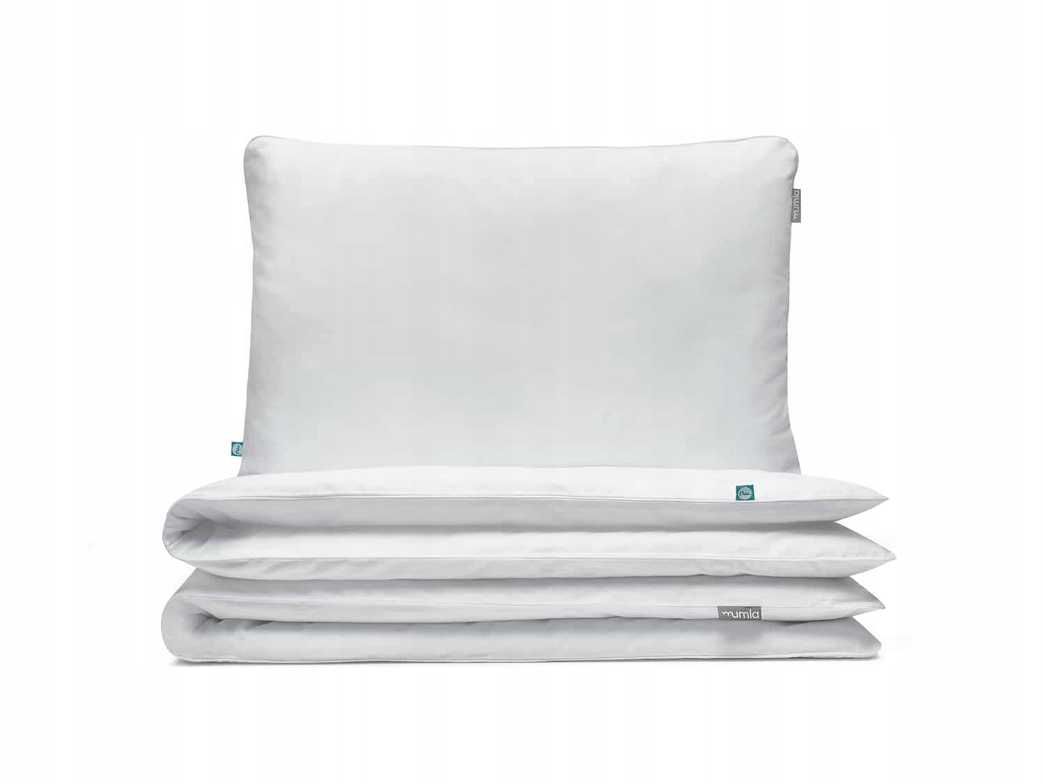 Posteľná Bielizeň Basic Biela 160x200 cm 2x 80x70 cm Mumla