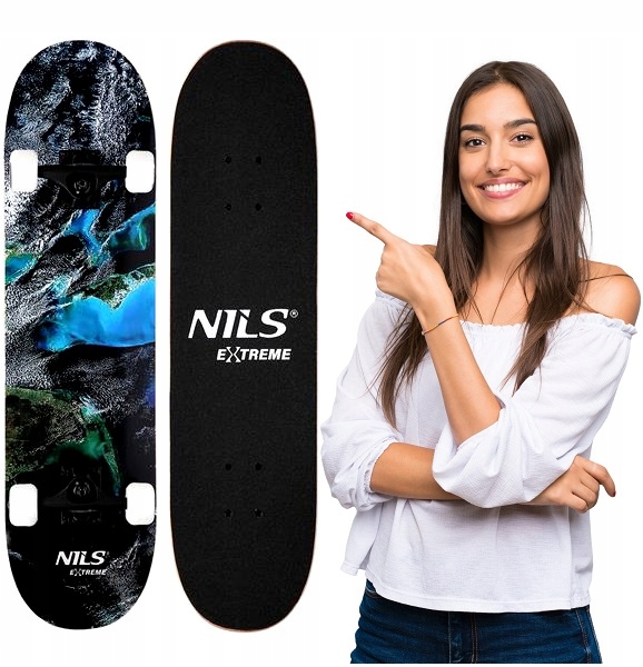 

Deskorolka Klasyczna Skateboard 78cm 100kg