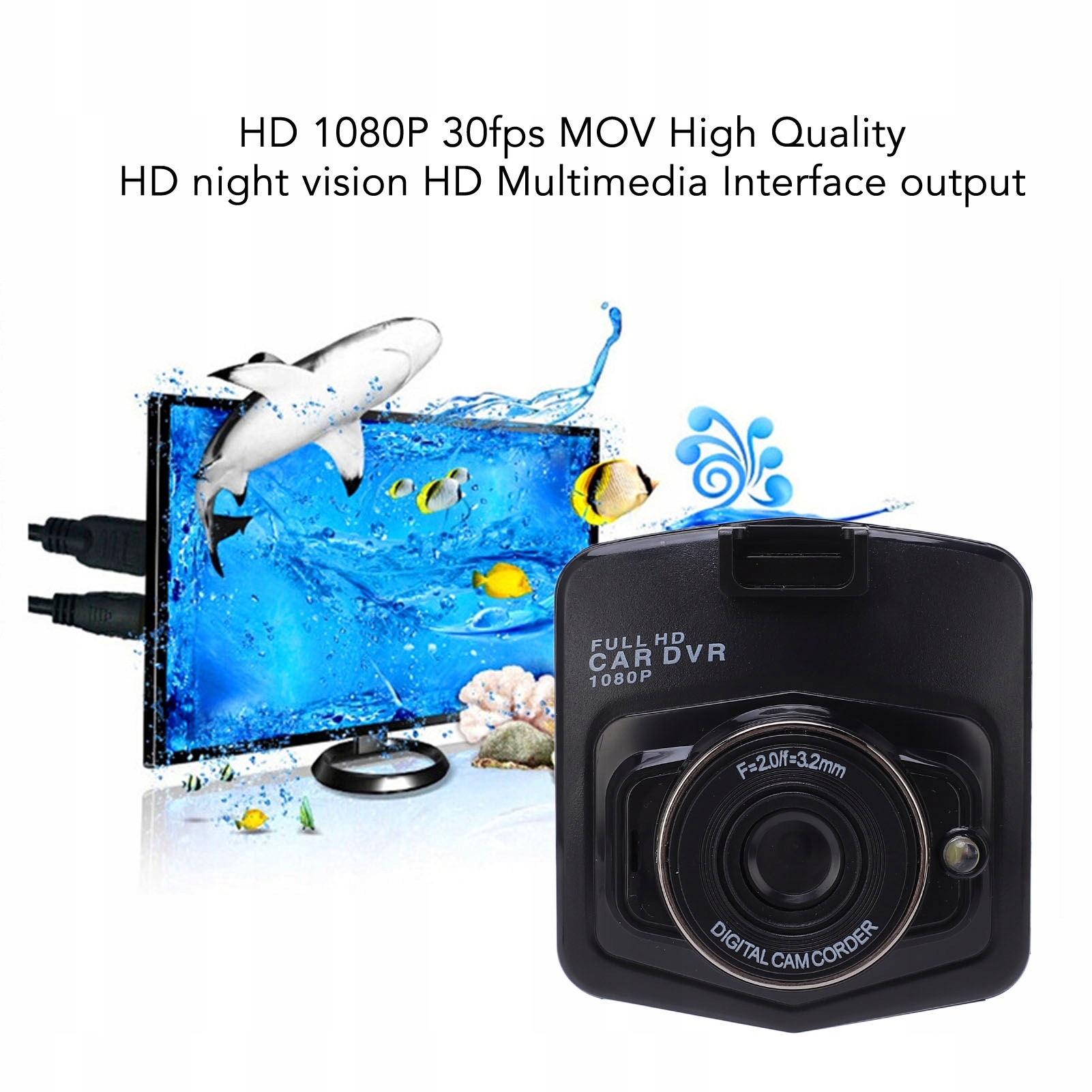 KAMERA SAMOCHODOWA REJESTRATOR JAZDY FULL HD Model GT300