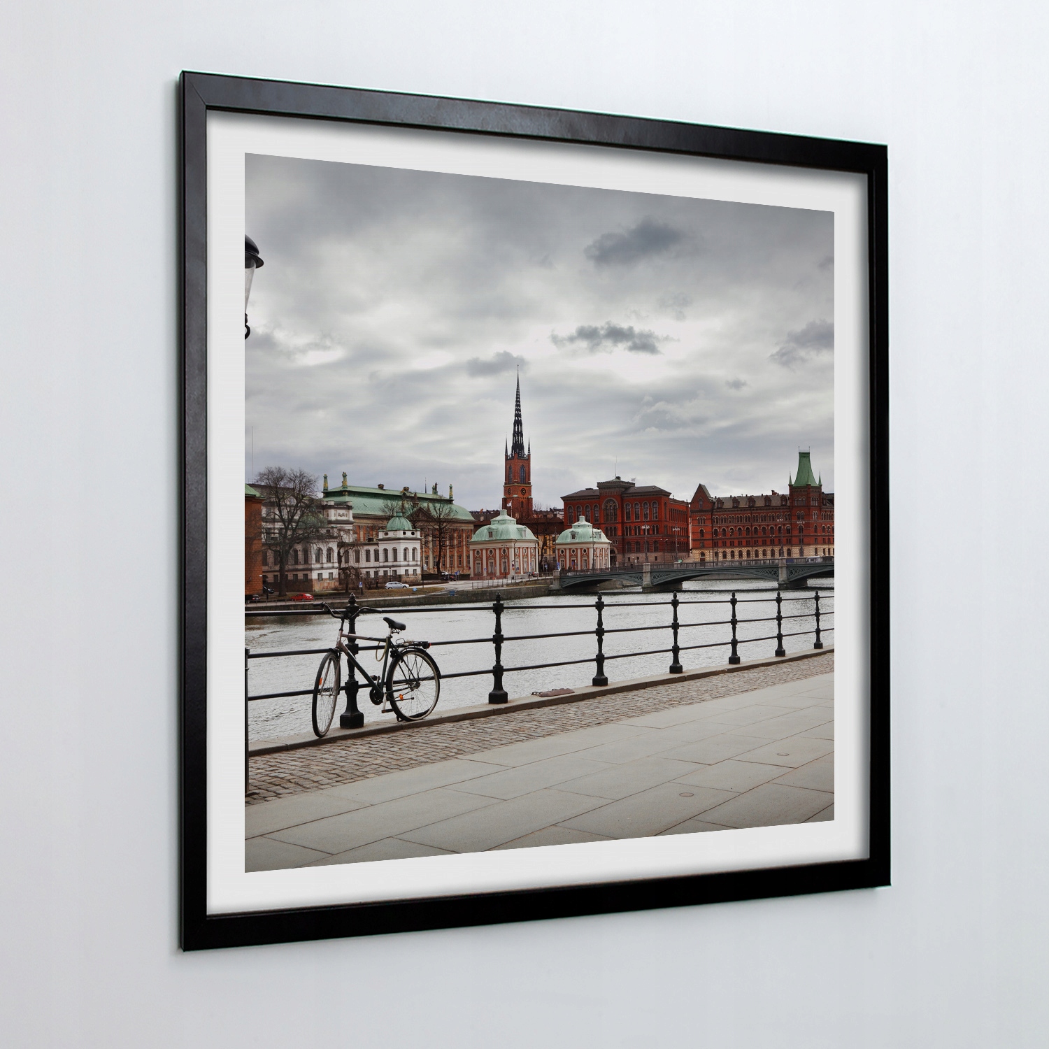 

Obraz na ścianę do salonu Most ulica miasto 50x50