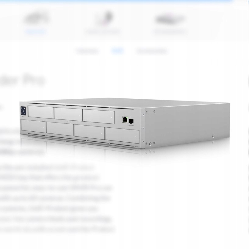 Ubiquiti UniFi Protect Network Video Recorder Profesional (7xHDD) Unvr…