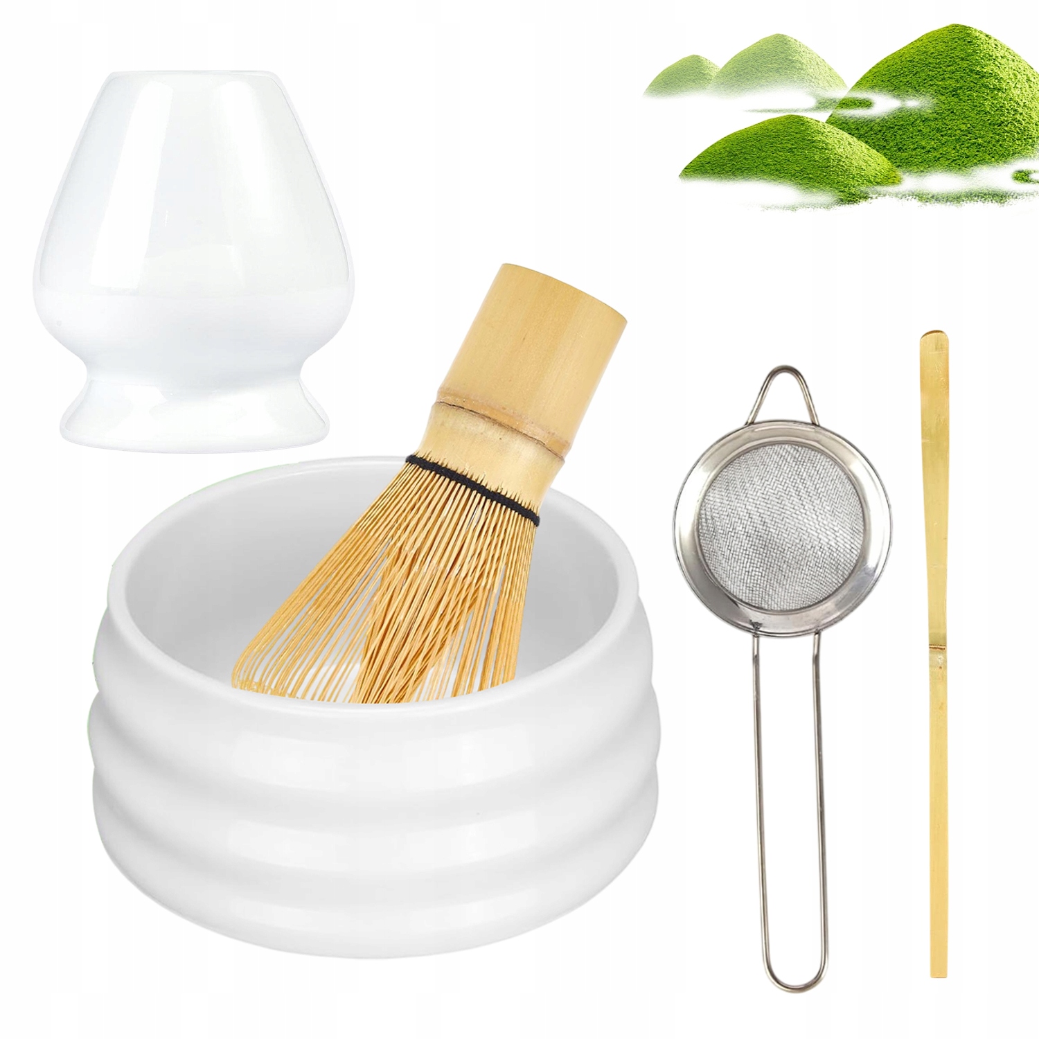 bambusowa Chasen Miotełka Bambusowa Do Matchy 5w1 Zestaw premium