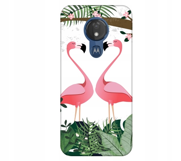 

Etui pokrowiec do Motorola Moto G7 Power Flamingi