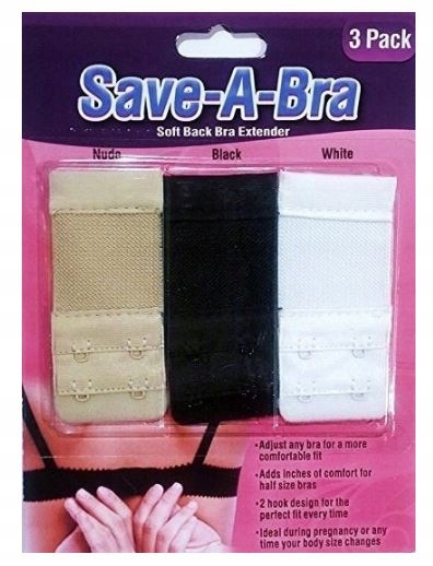 PRZEDŁUŻKA ZAPIĘCIA DO BIUSTONOSZY STANIKA 3 SZT Rodzaj przedłużki