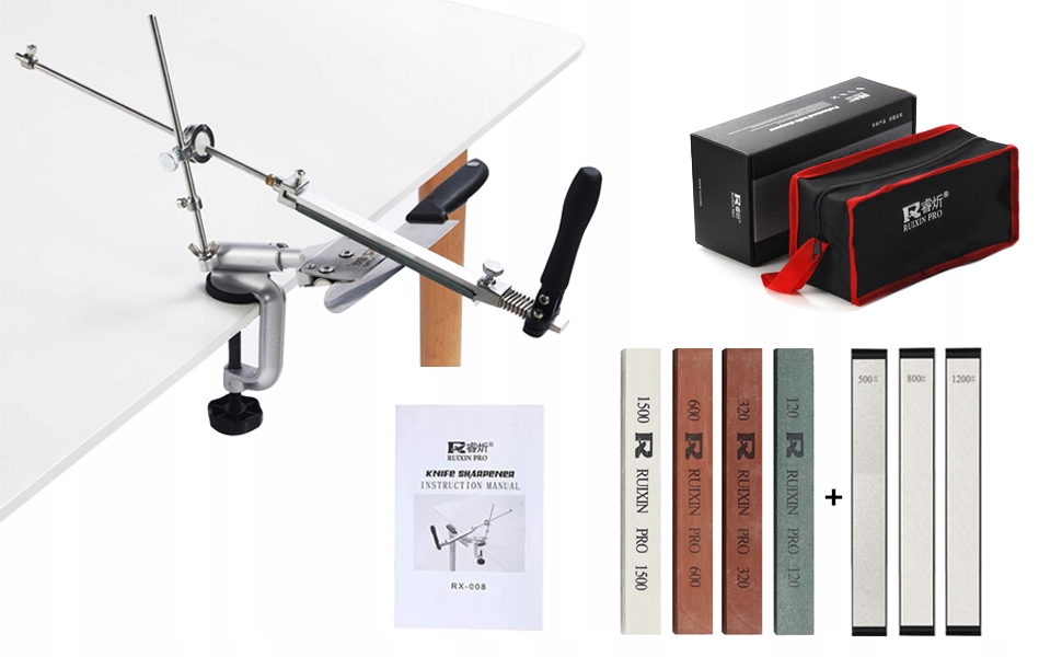 PROFESJONALNA OSTRZAŁKA OSEŁKA DO NOŻY 7 KAMIENI Kod producenta 004