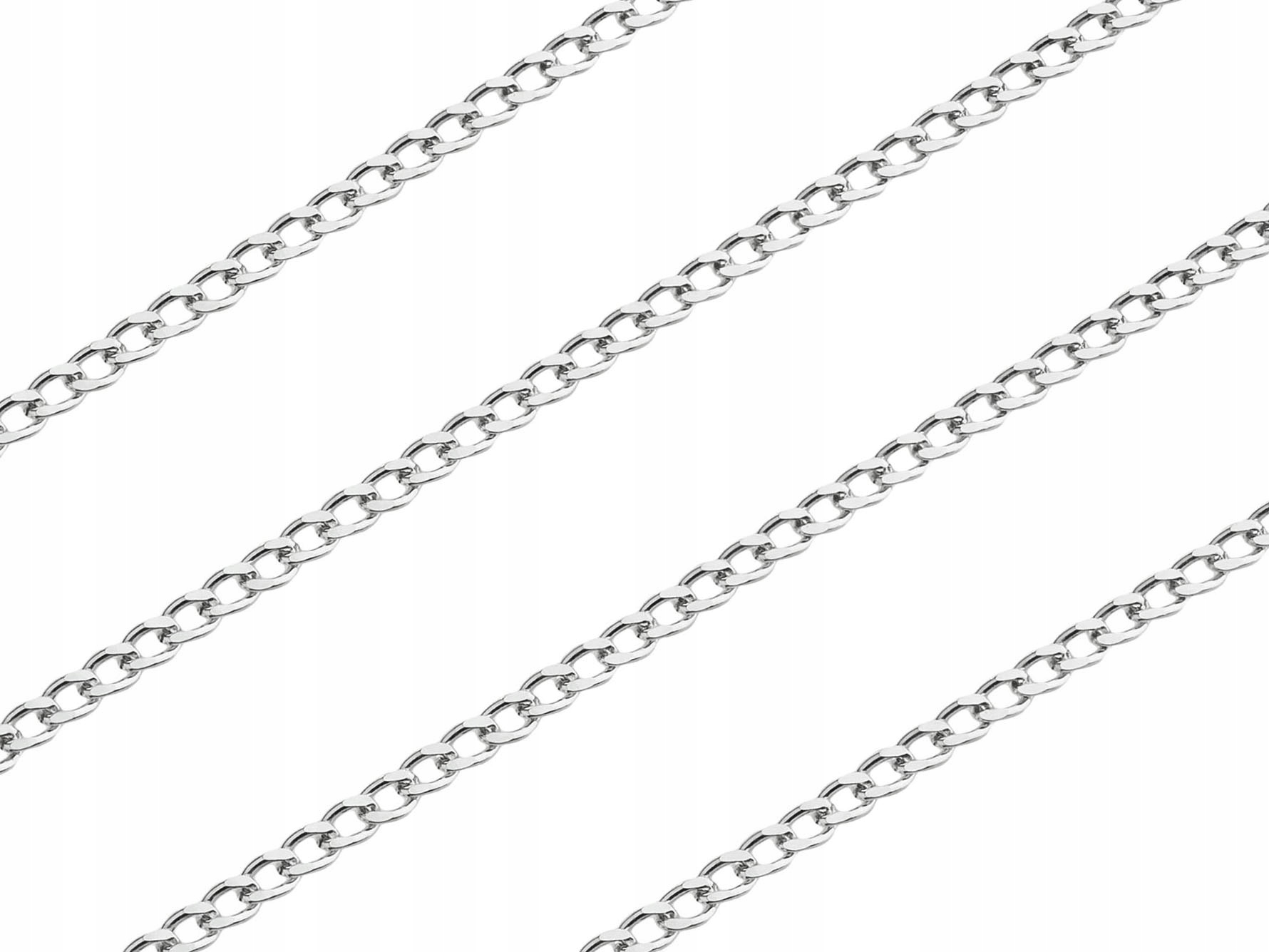 Dlouhý stříbrný klasický dámský Řetízek Pancíř plochý 1,6 mm Stříbro 55 cm