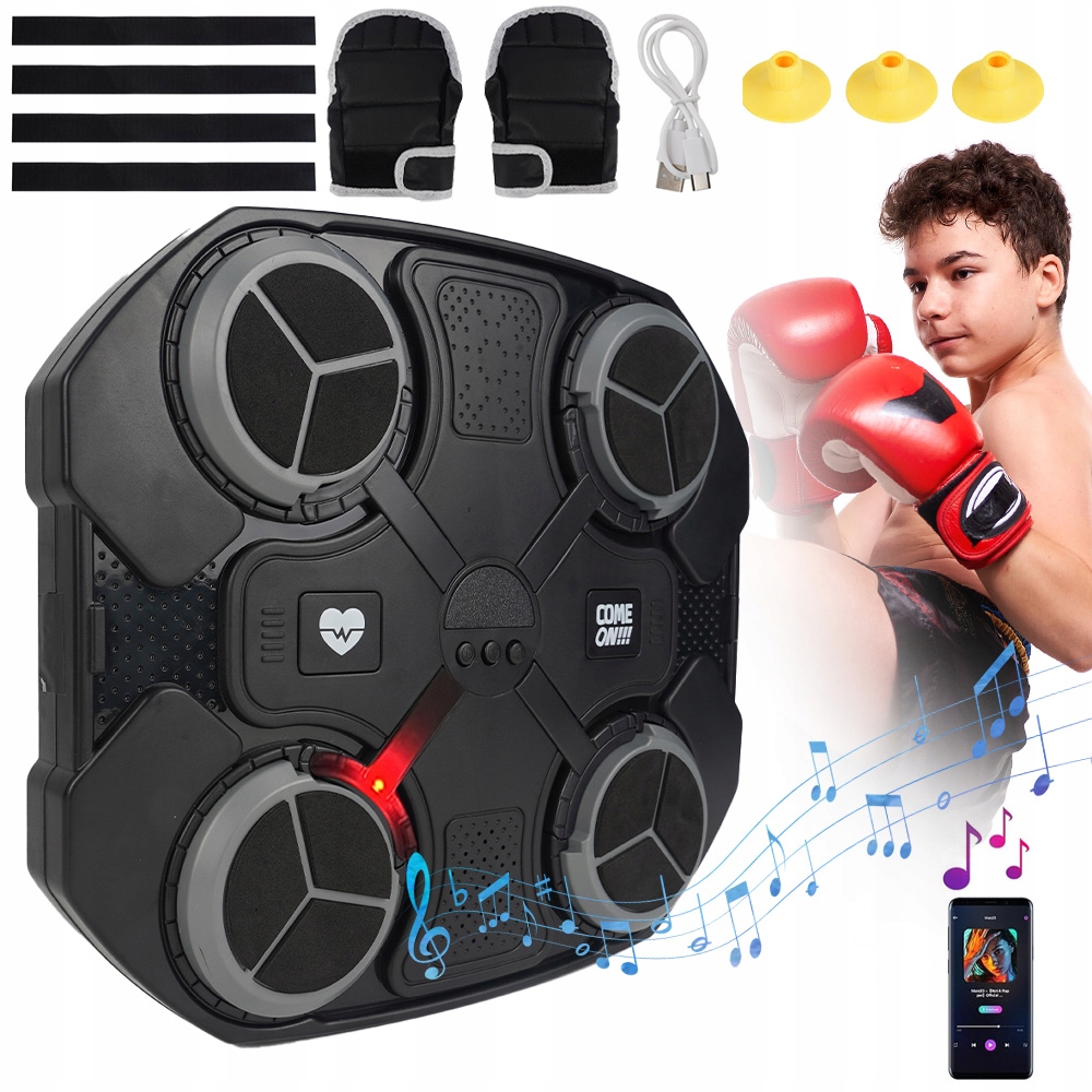 Muzyczna Tarcza Treningowa Bokserska Montaż Ścianie Wszechstronny Projekt