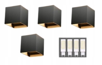 Záhradné nástenné svietidlo Klighten sivé G9 9 W k9