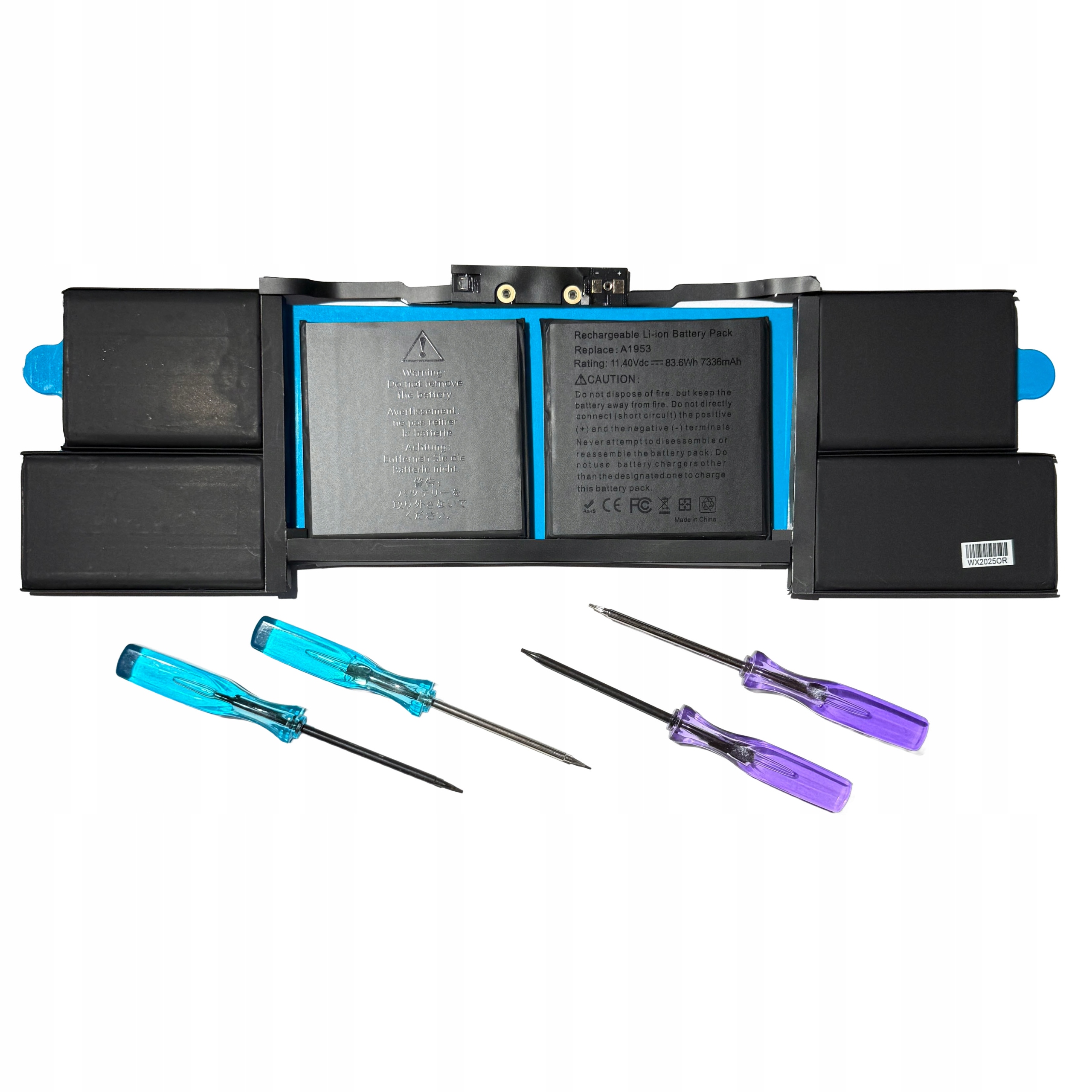 Batéria A1953 Sada pre MacBook Pro 15" A1990 (2018-2019)