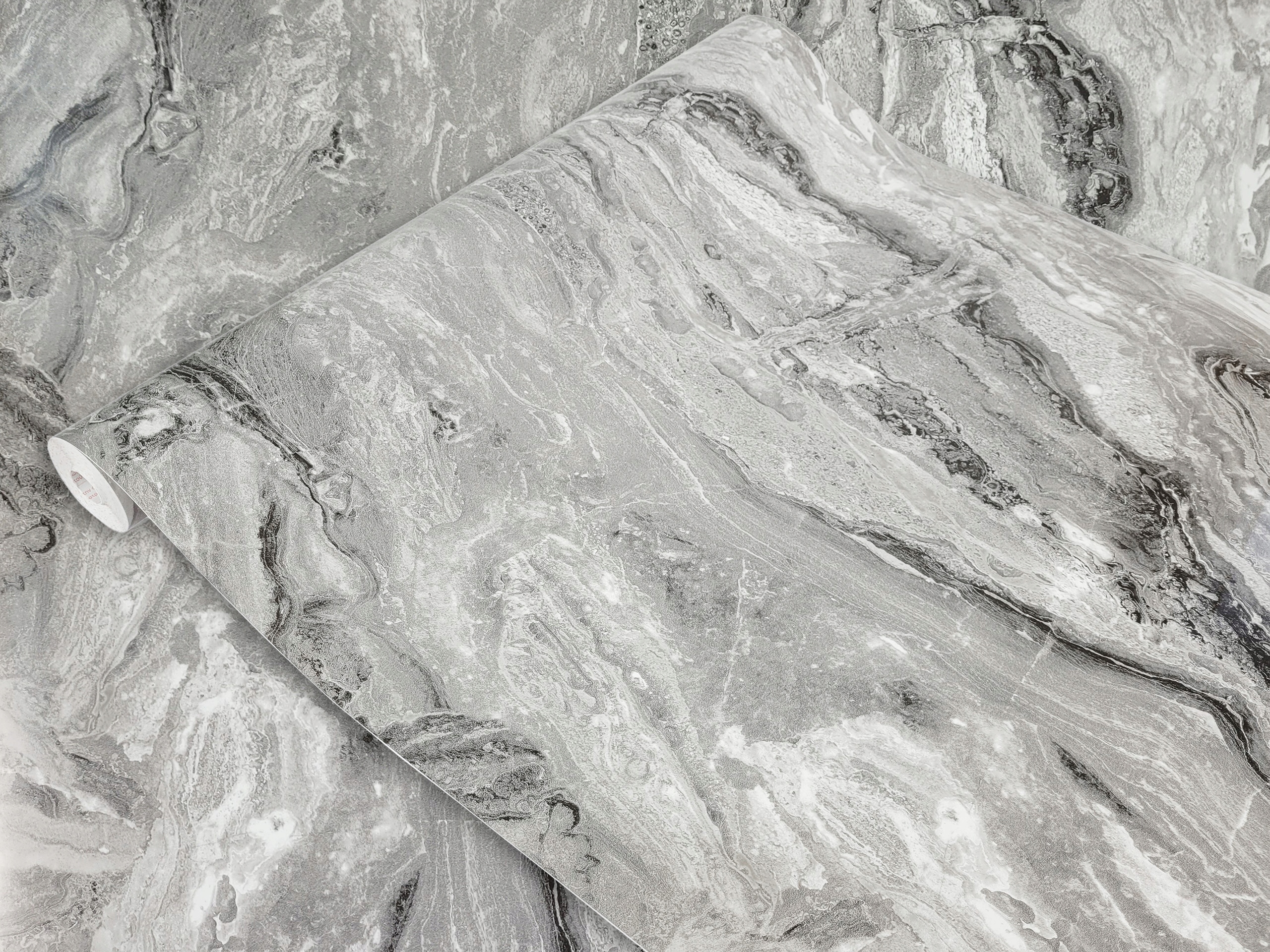 Nábytková dýha napodobující mramor Šedá Renovace Změna vzhledu nábytku Diy