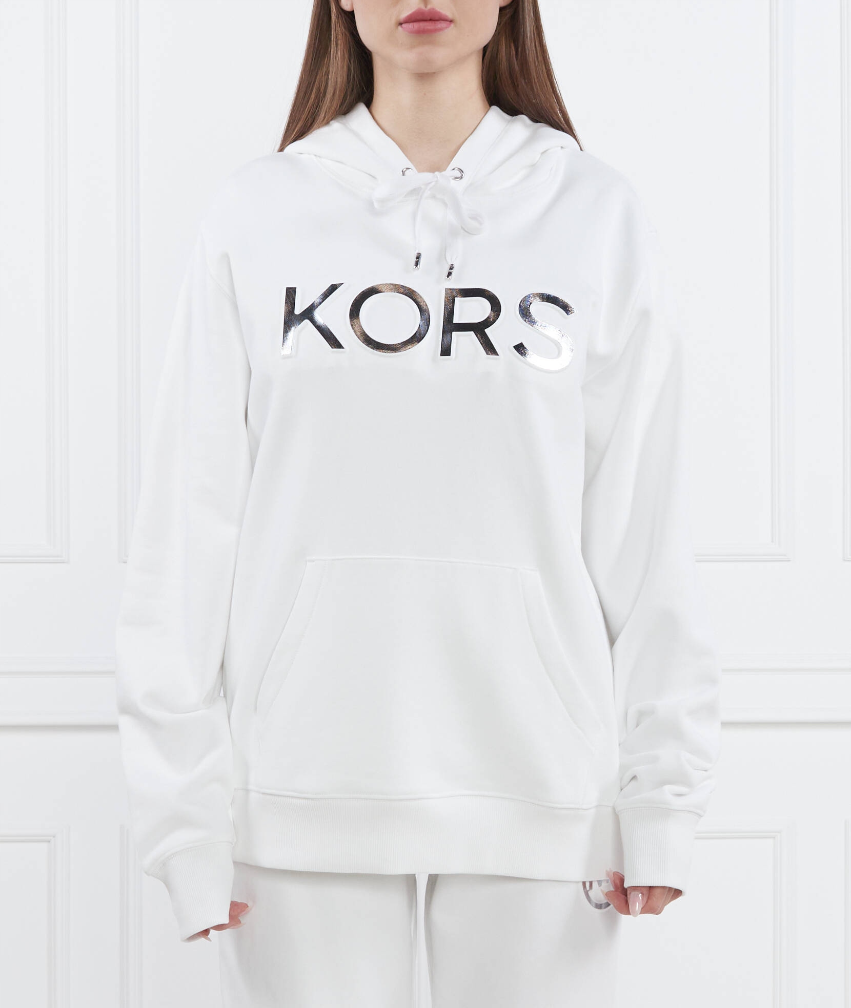 Unisex Mikina Michael Kors se zlatým logem velikosti S