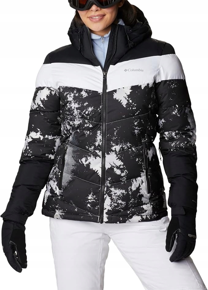 Kurtka damska Columbia Abbott Peak Insulated Jkt M white lookup print
